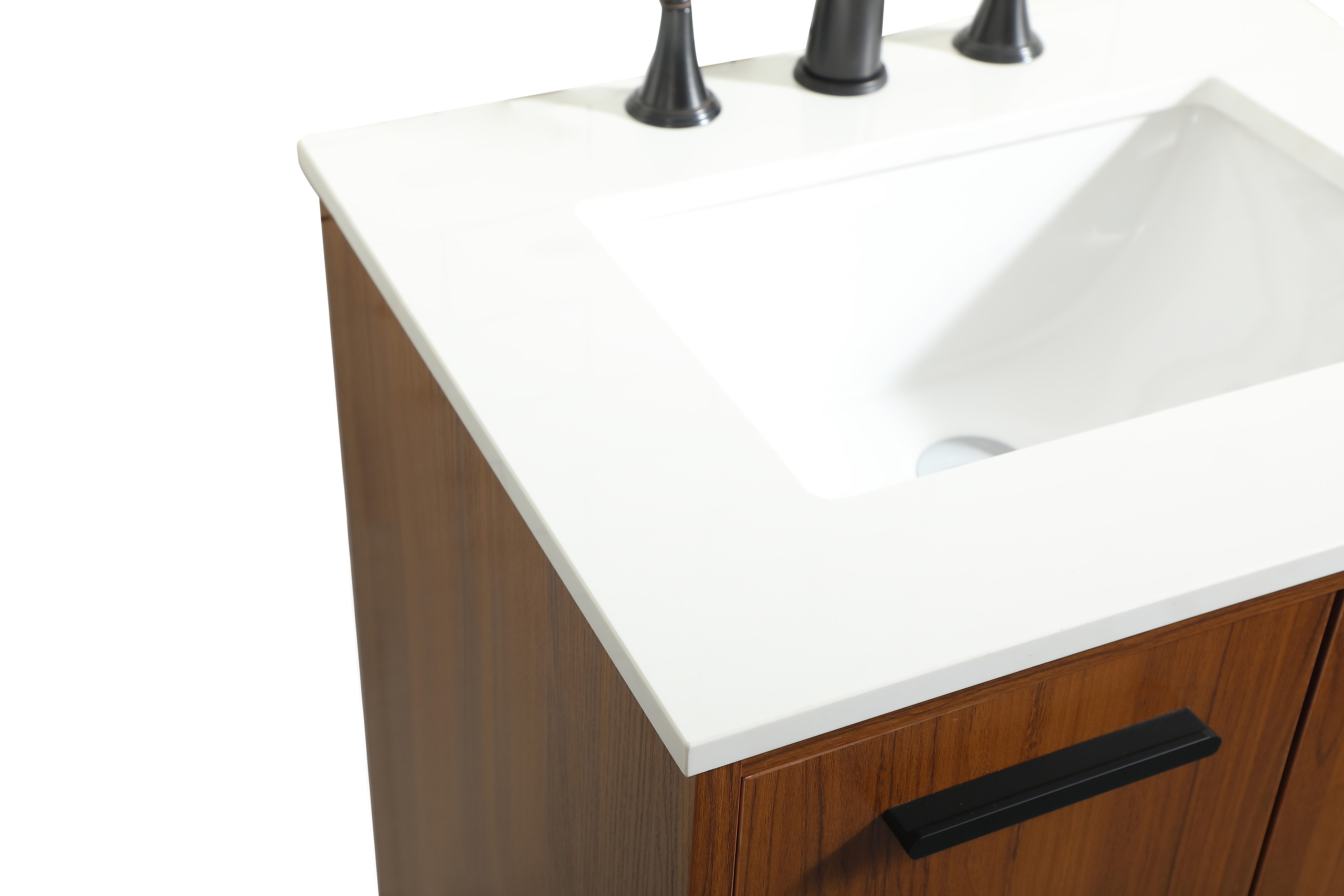 Baldwin 24" Bathroom Vanity, Teak, large