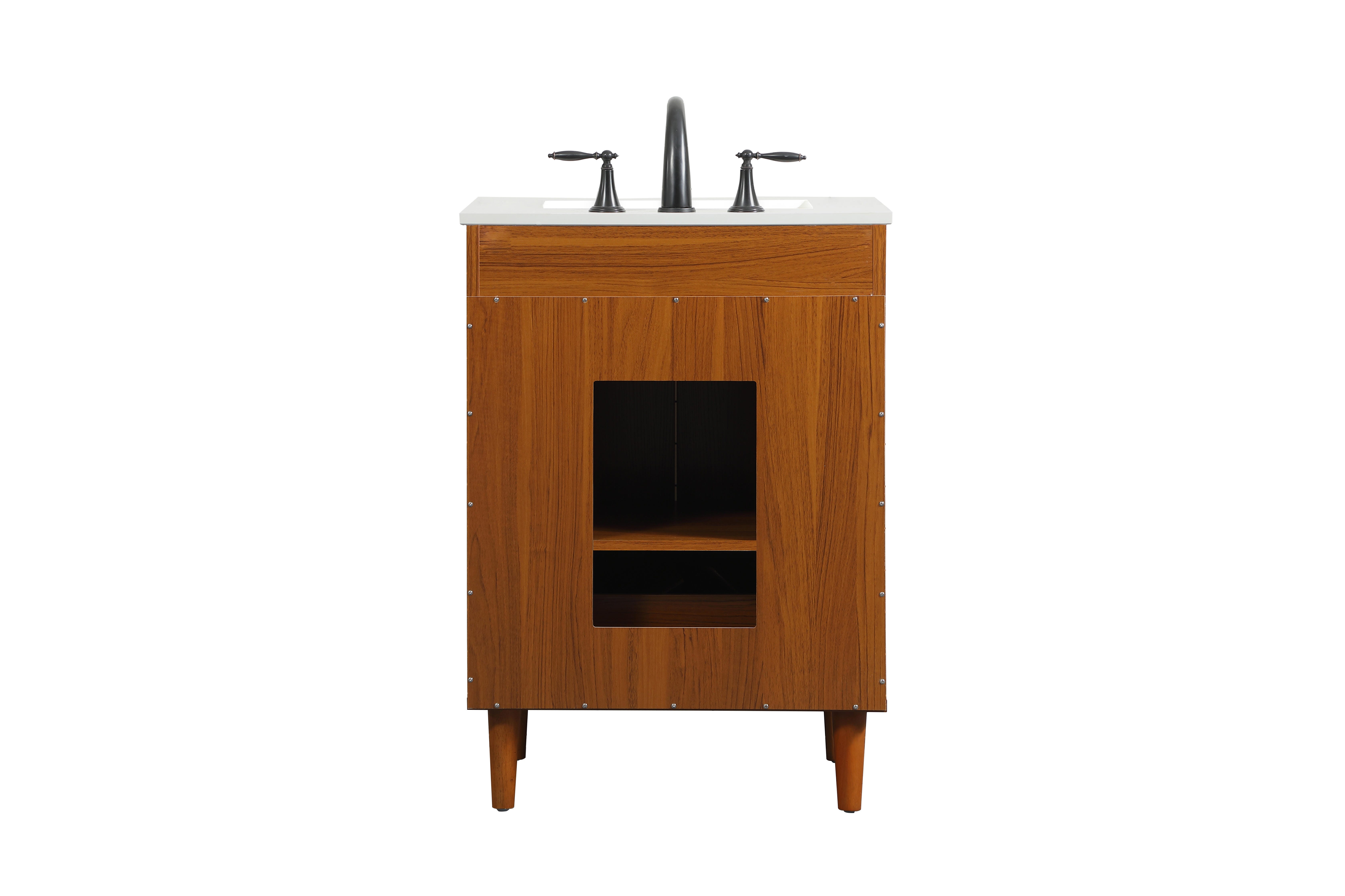 Baldwin 24" Bathroom Vanity, Teak, large