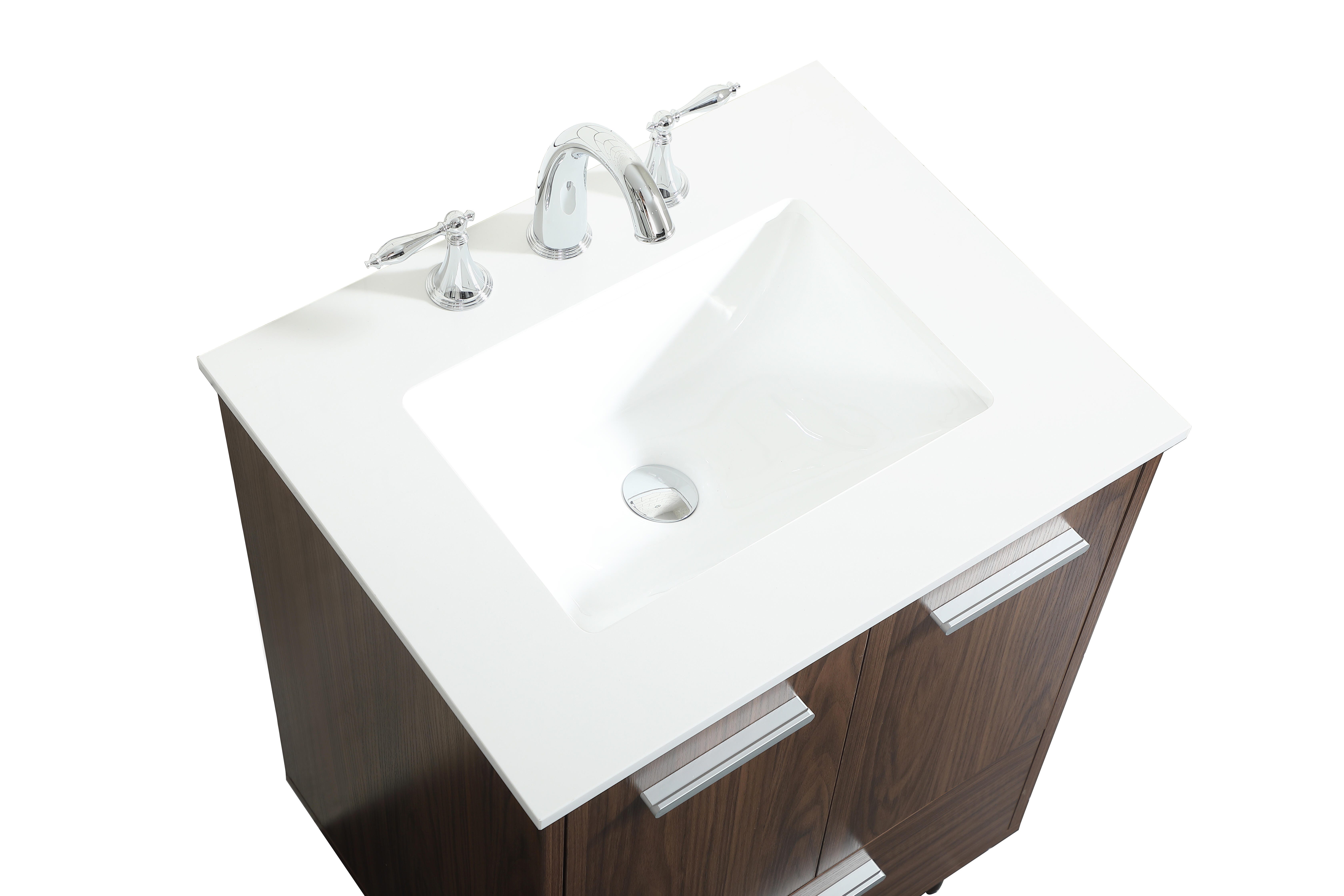Baldwin 24" Bathroom Vanity, Walnut, large