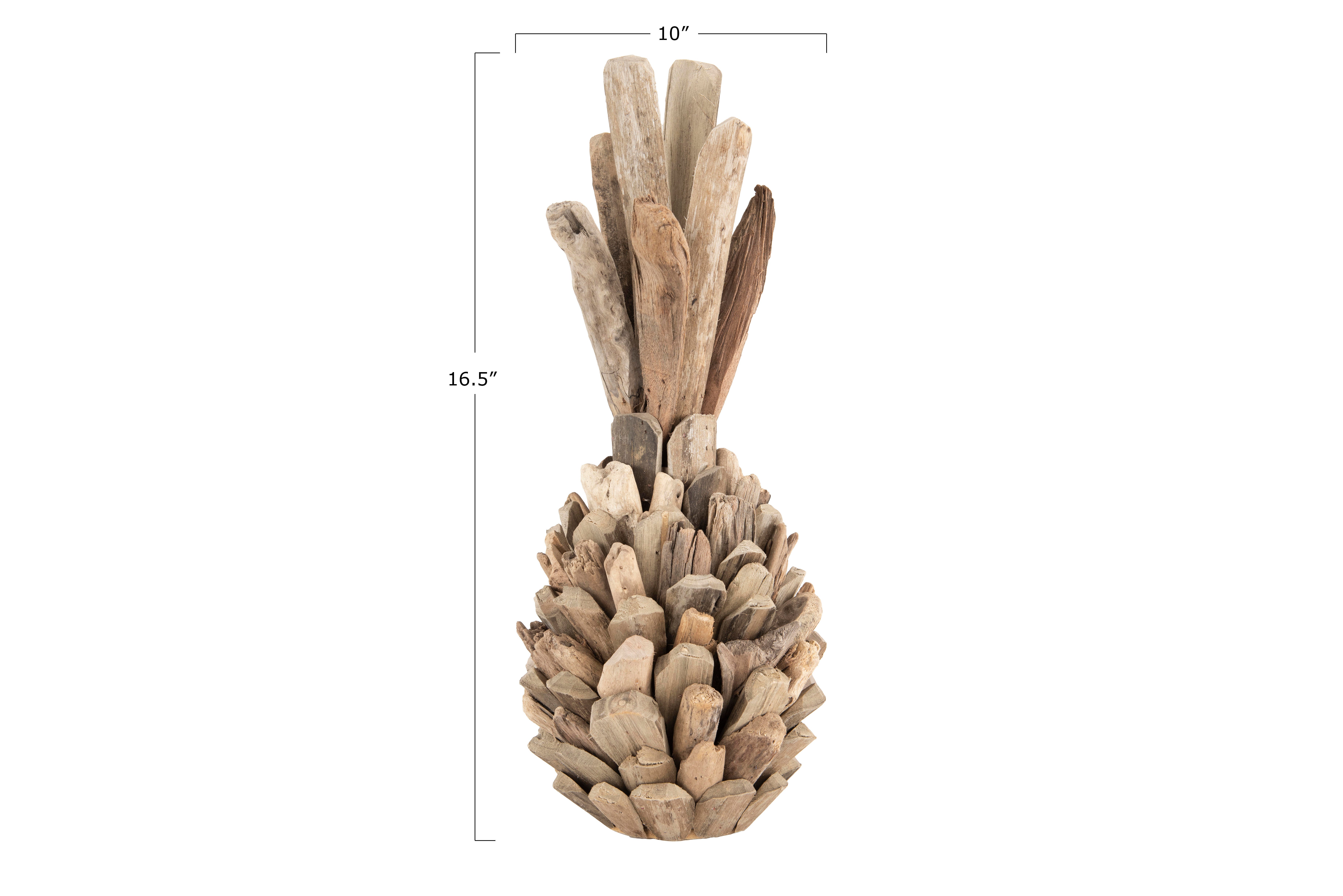 Decorative Driftwood Pineapple, , large