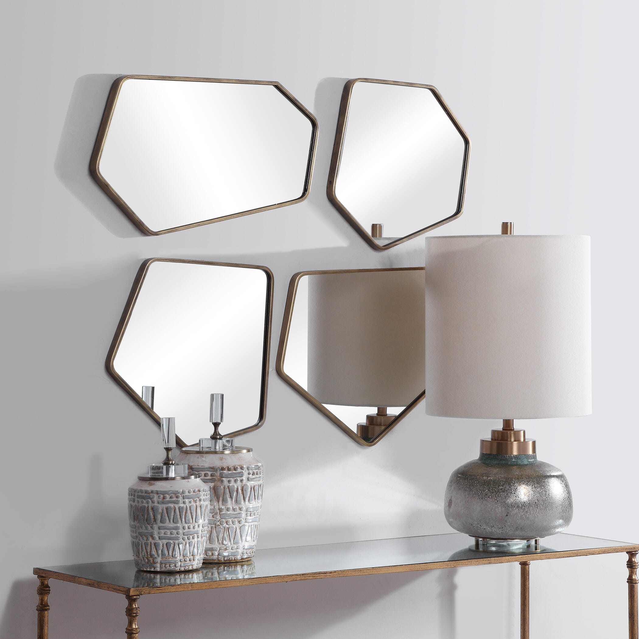 Uttermost Linneah Modern Mirrors, Set of 4, , large