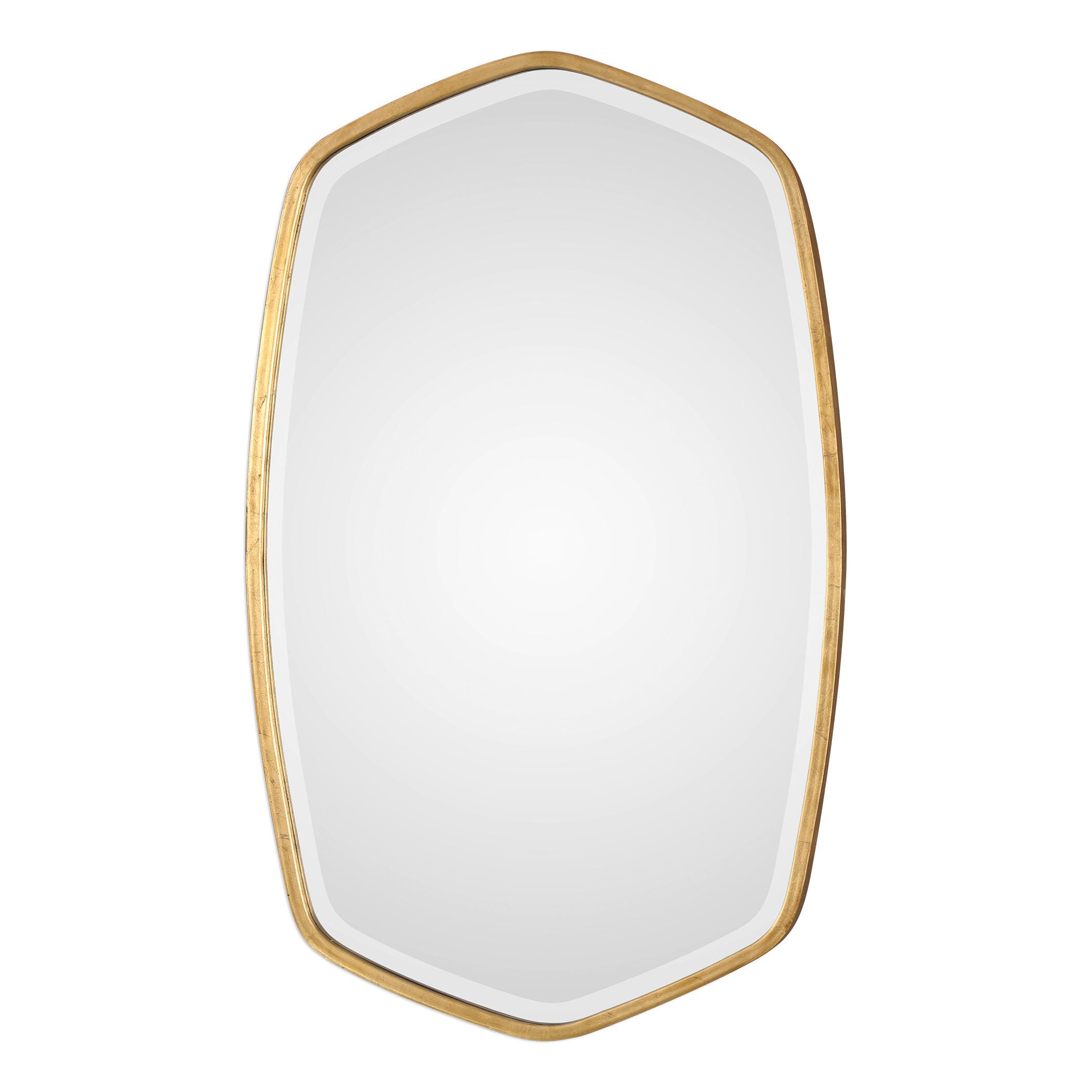 Uttermost Duronia Antiqued Gold Mirror, , large