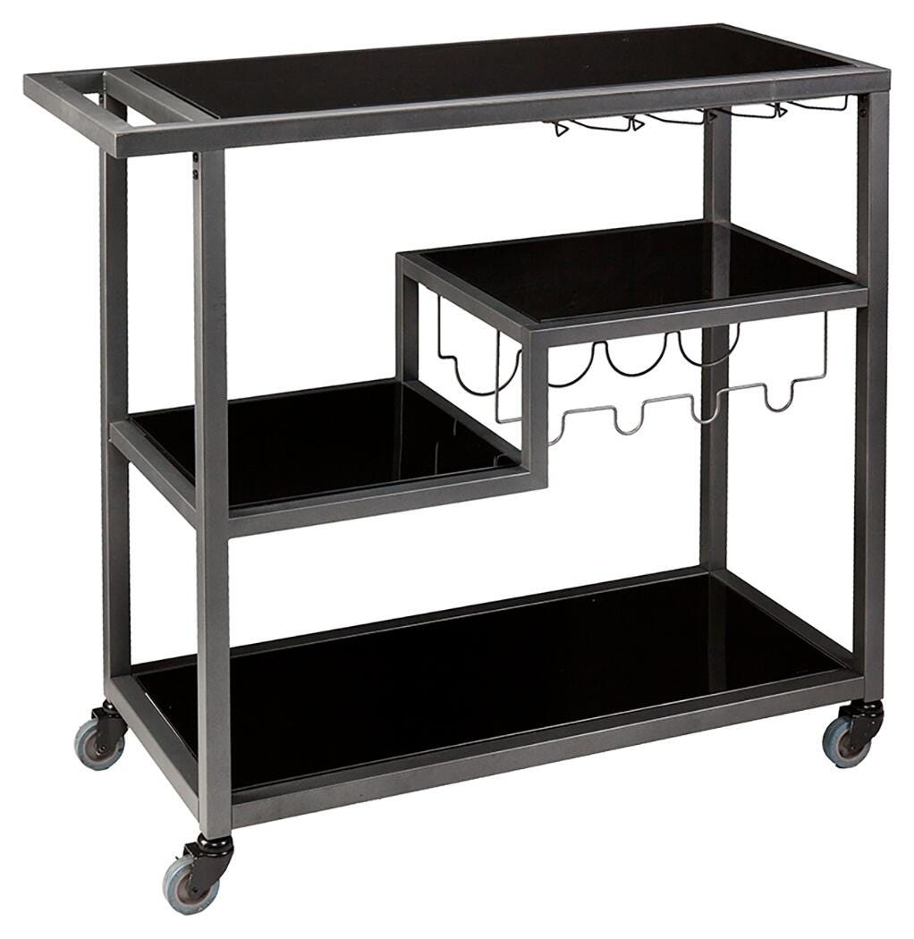 Holly & Martin Bar Cart, Gray, large