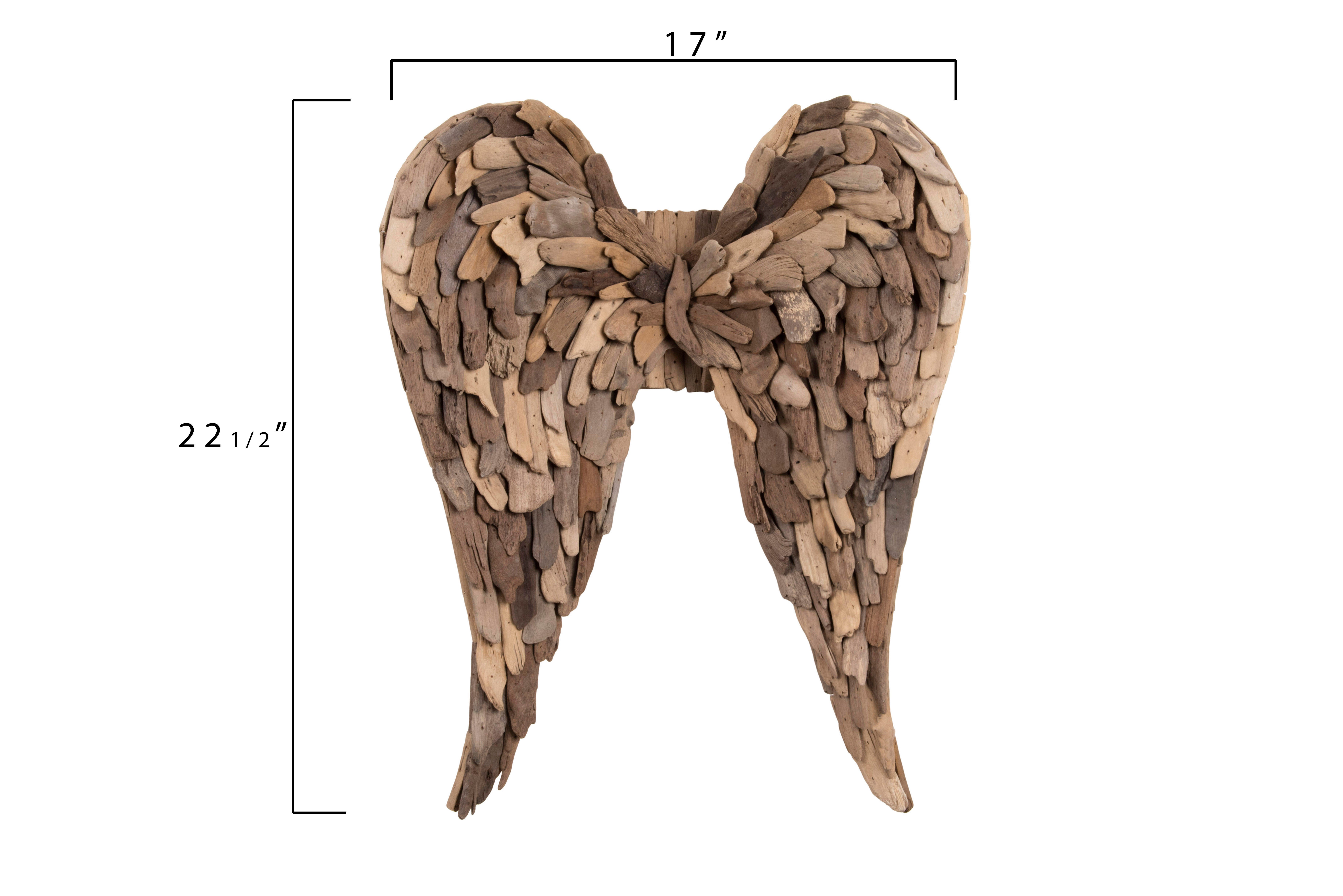 Creative Co-Op Driftwood Angel Wings, , large