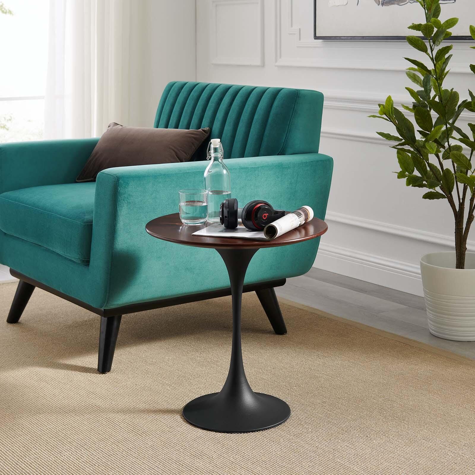 Lippa 20" Round Modern Side Table, , large