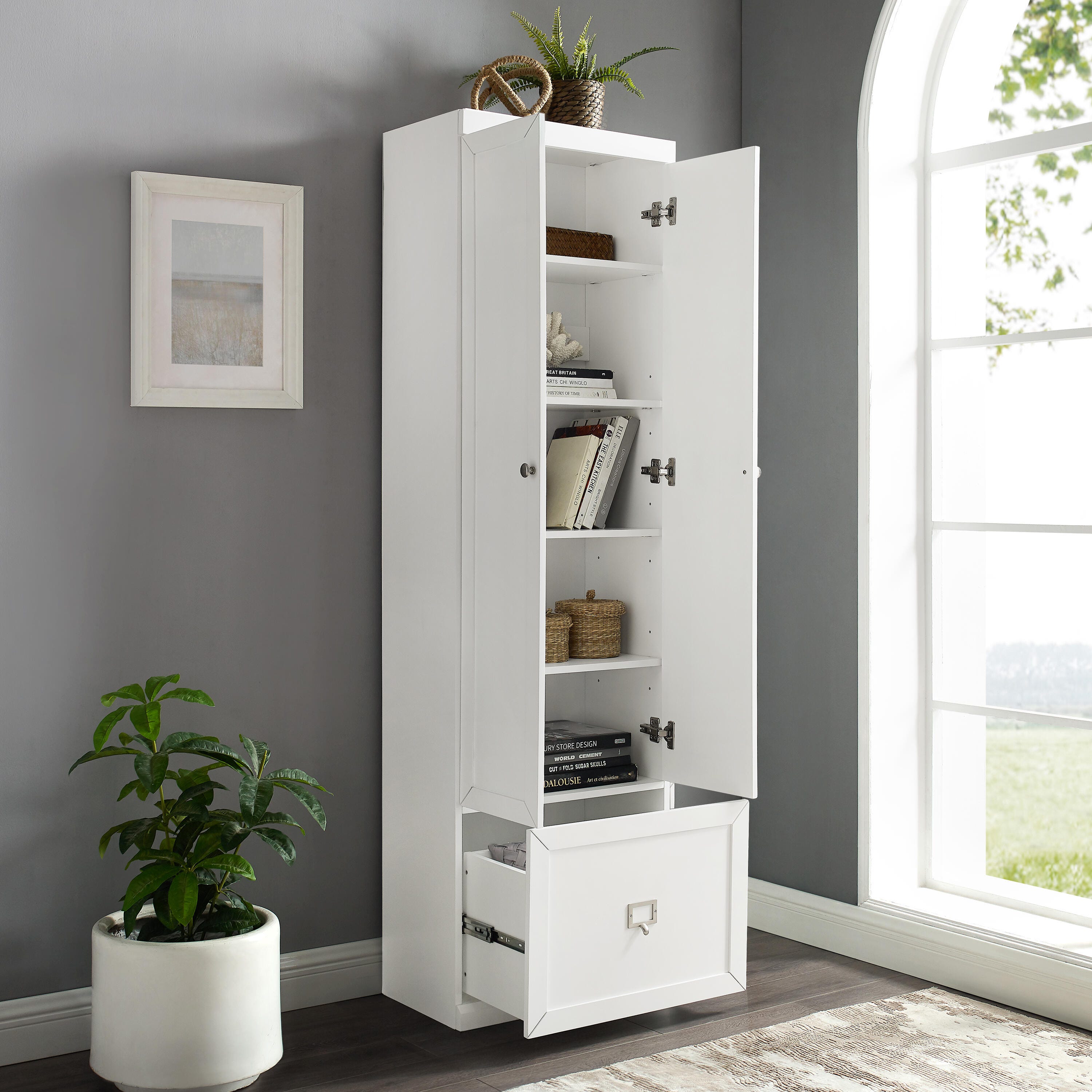 Crosley Harper Convertible Pantry Closet, , large