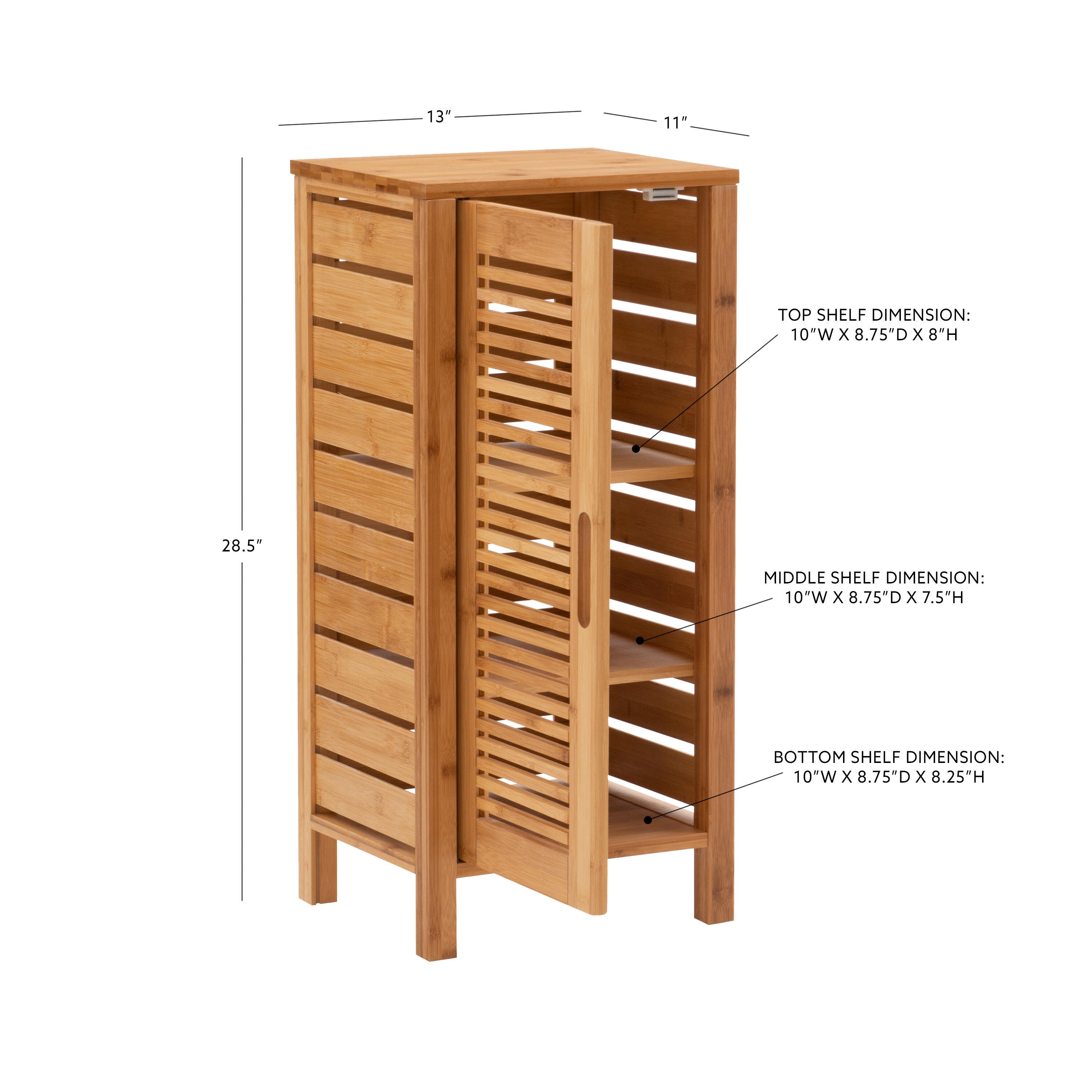 Linon Bracken 1 Door Floor Cabinet, , large