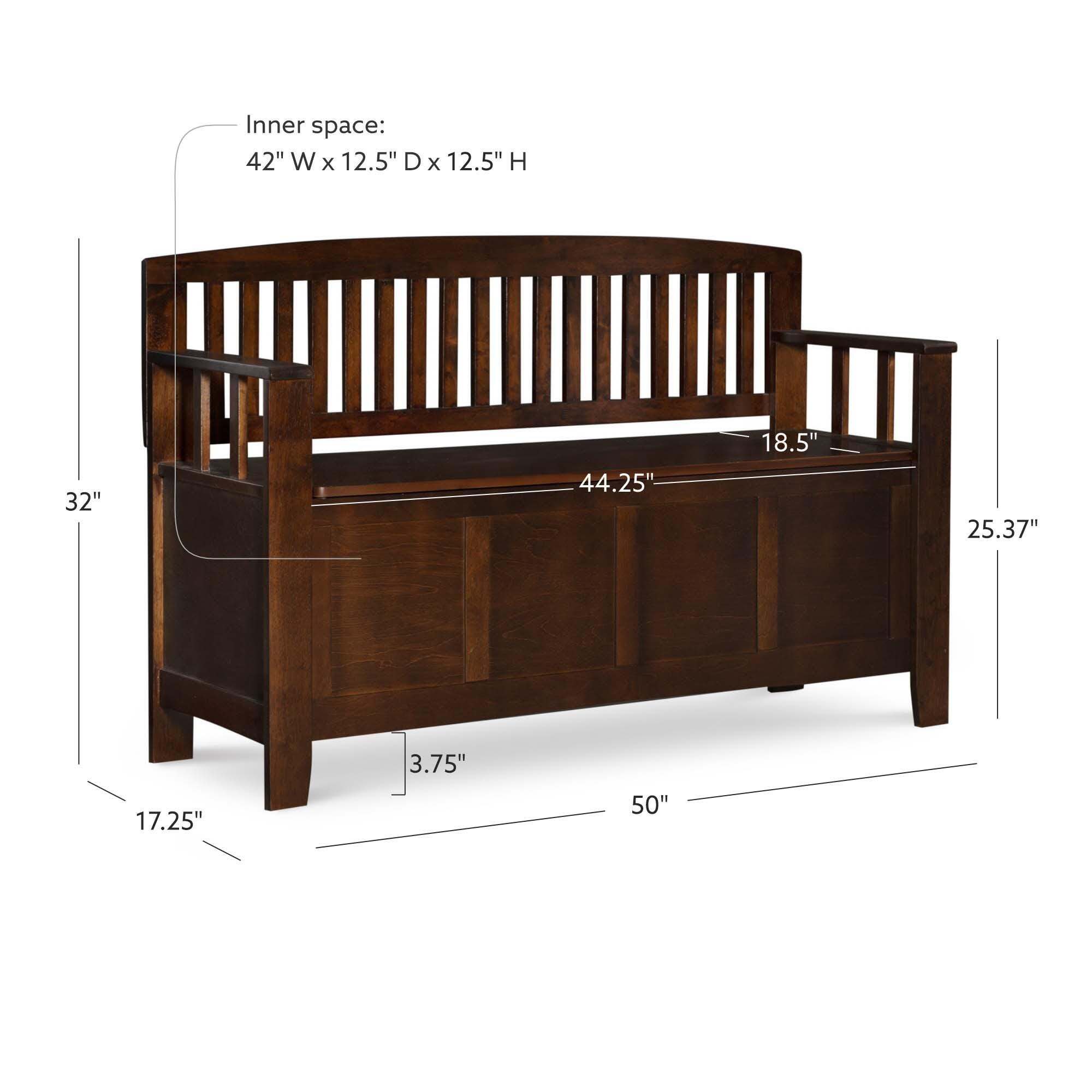 Linon Cynthia Storage Bench, , large
