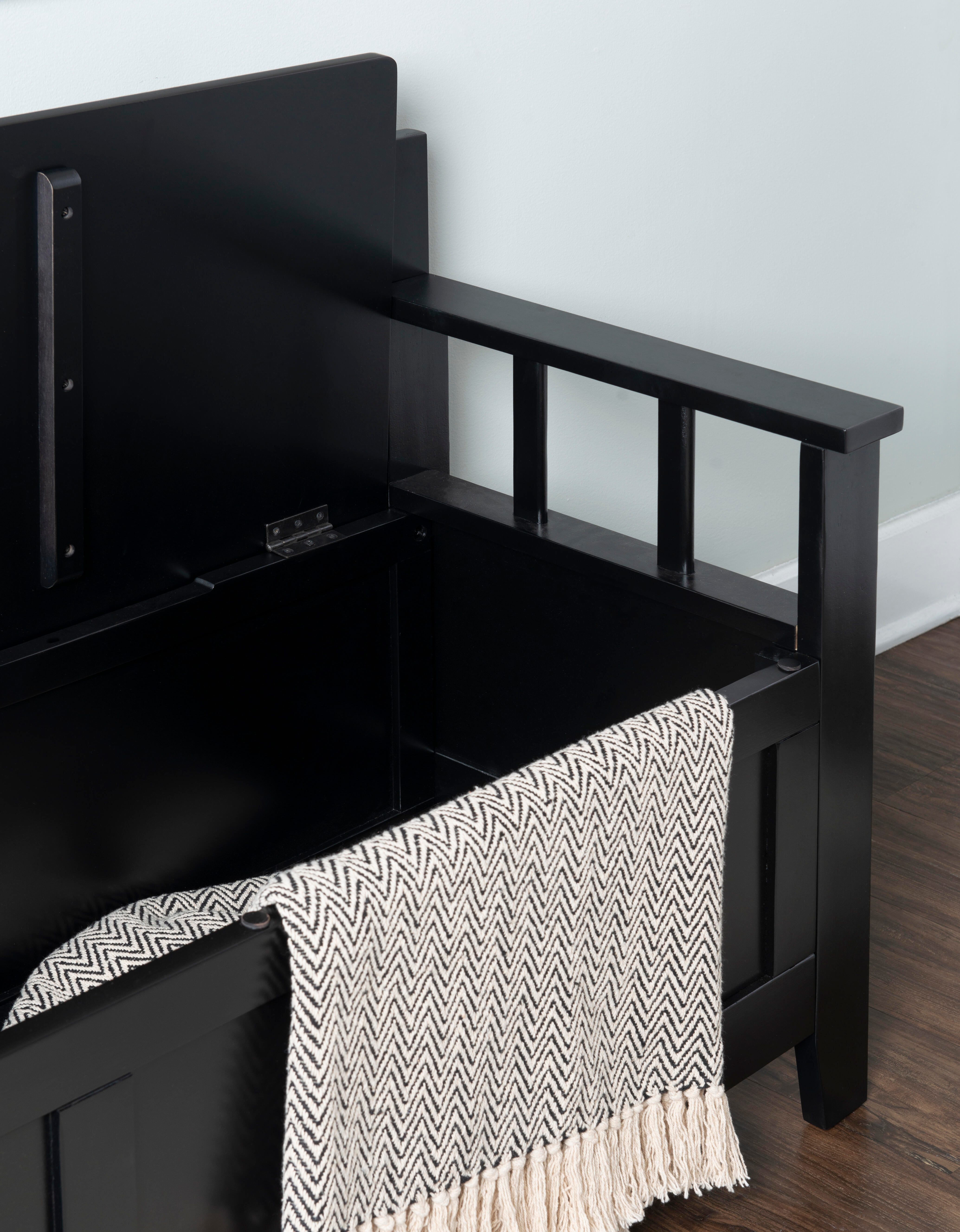 Linon Carlton Storage Bench, , large