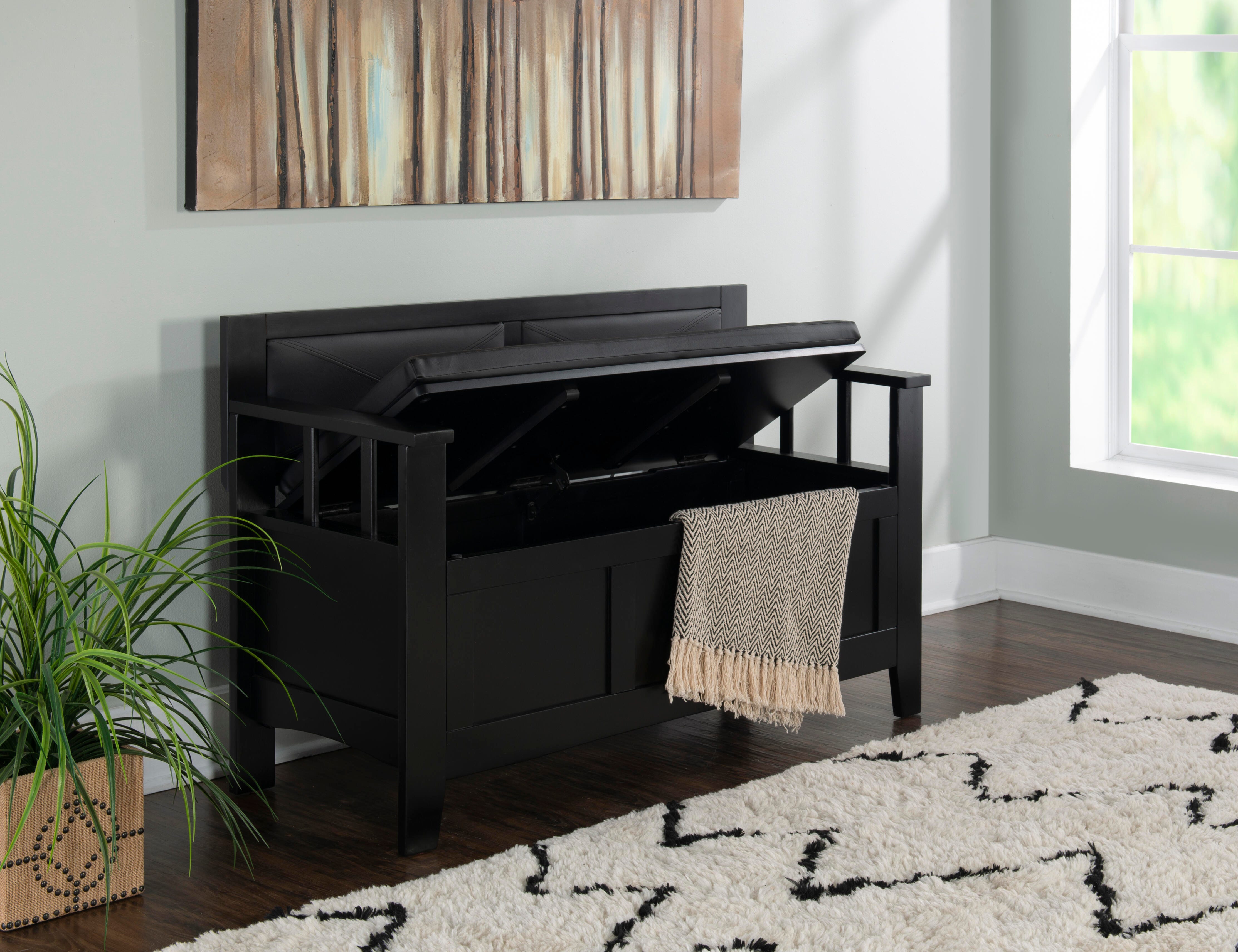 Linon Carlton Storage Bench, , large
