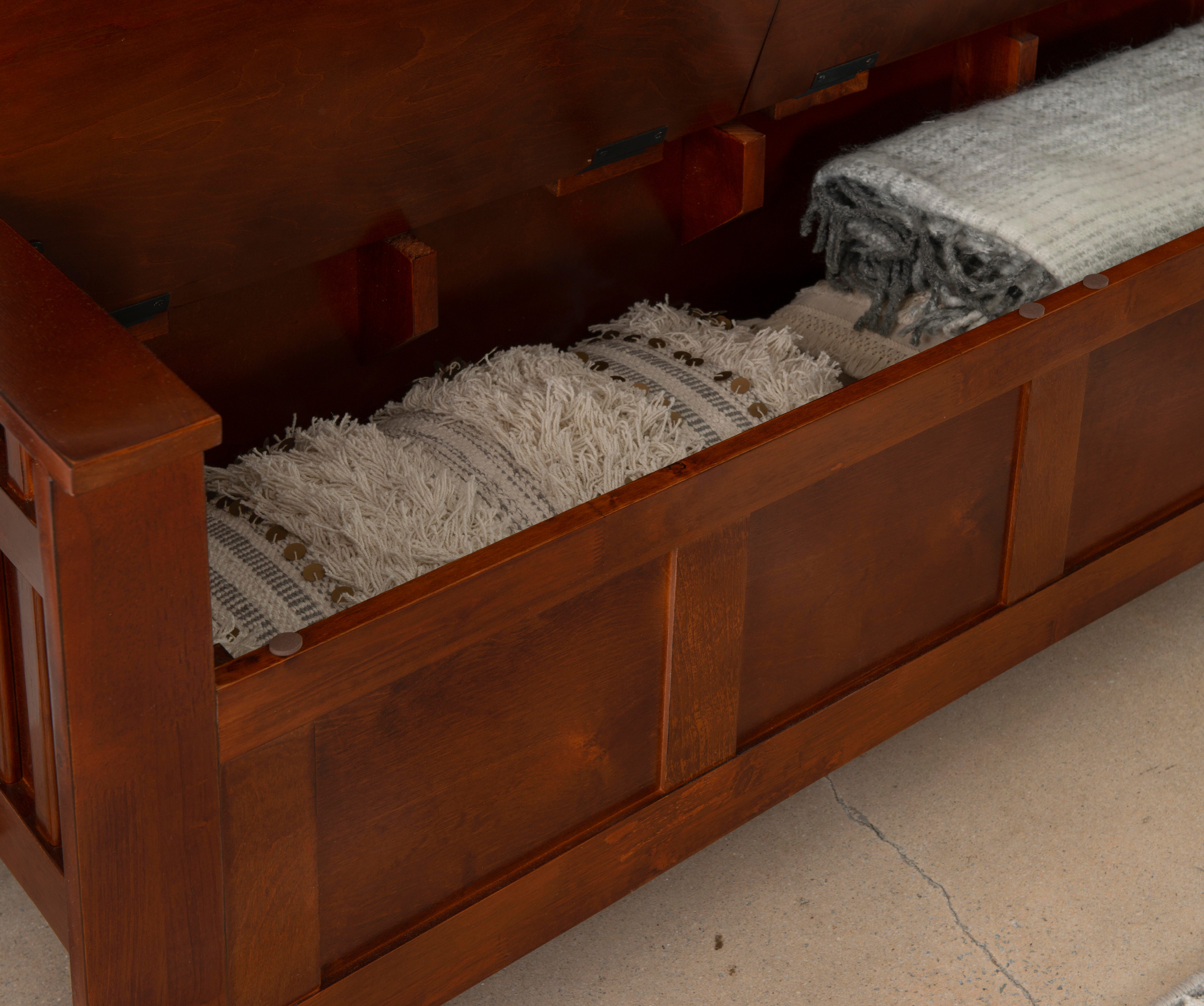 Linon Shayla Storage Bench, , large