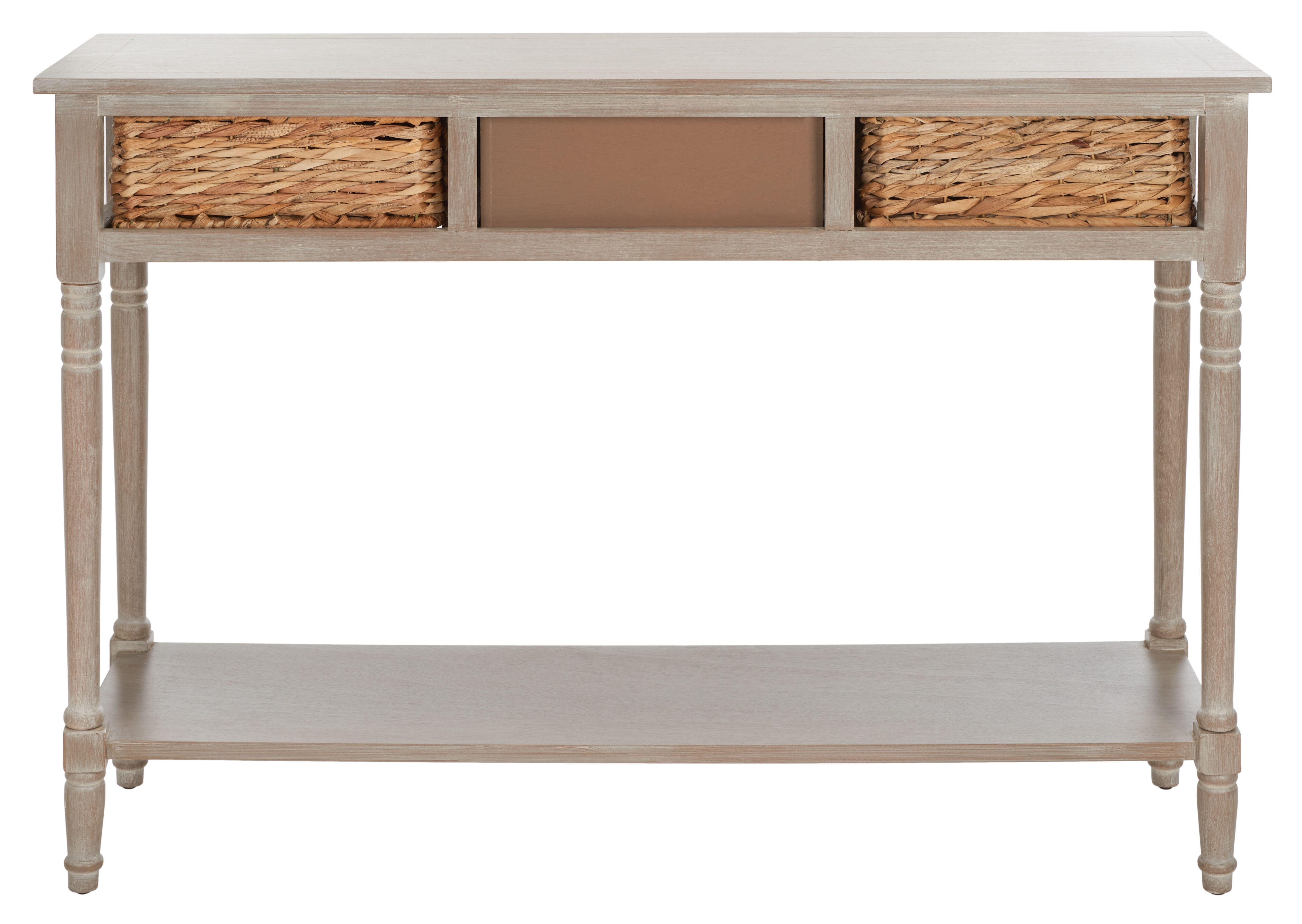 Safavieh Christa Console, White Wash, large