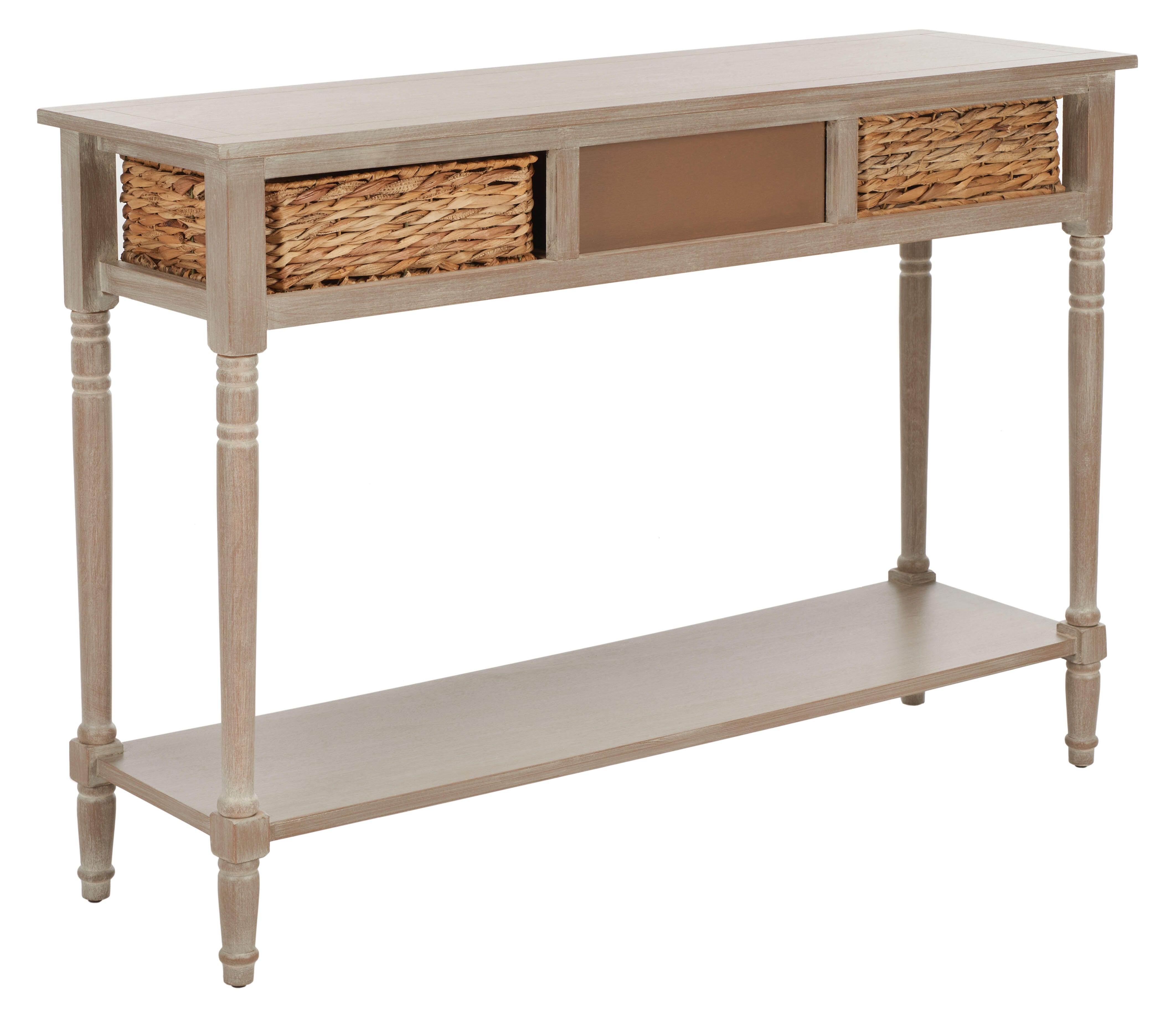 Safavieh Christa Console, White Wash, large