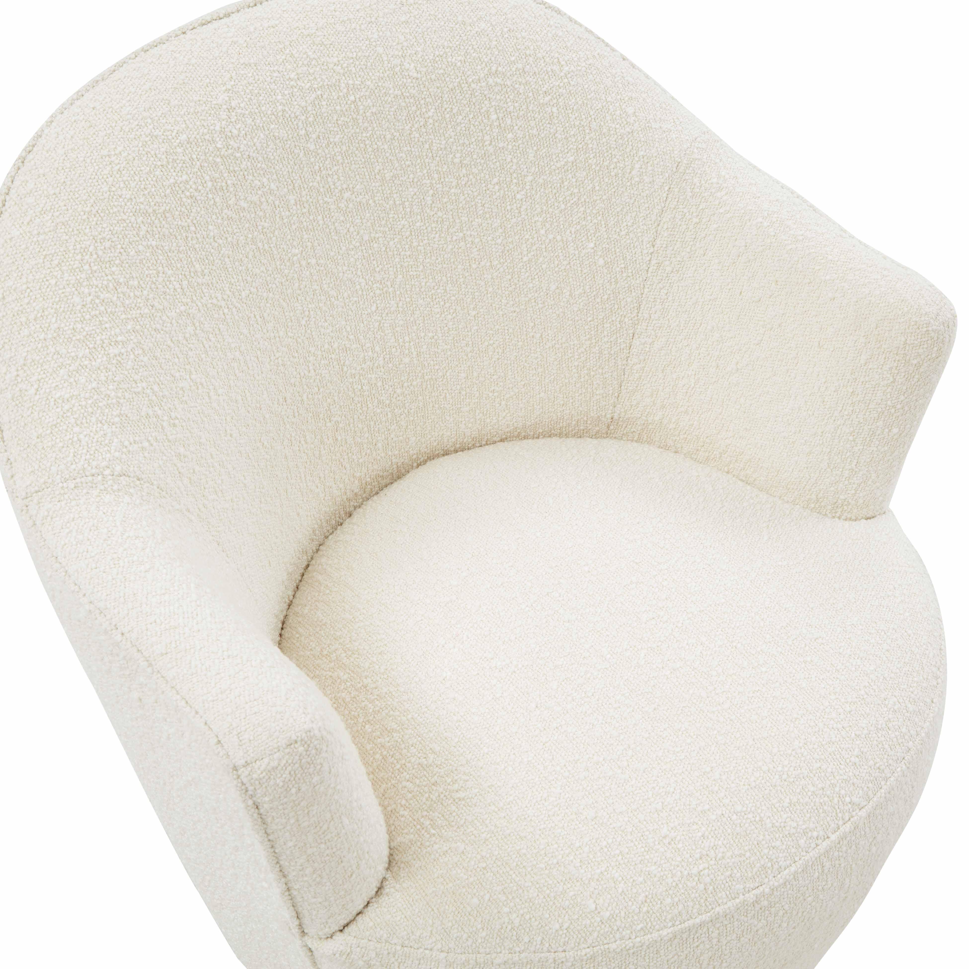 TOV Furniture Skyla Boucle Swivel Chair, , large