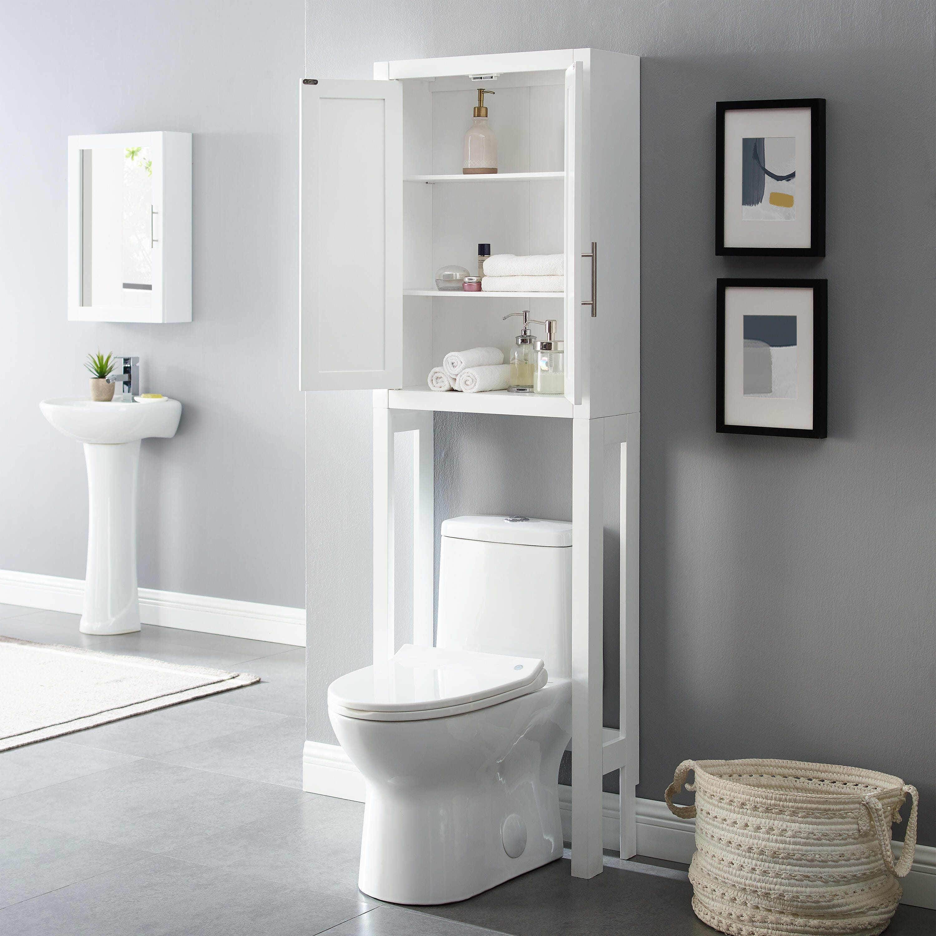 Crosley Savannah Over the Toilet Space Saver Cabinet | Ashley