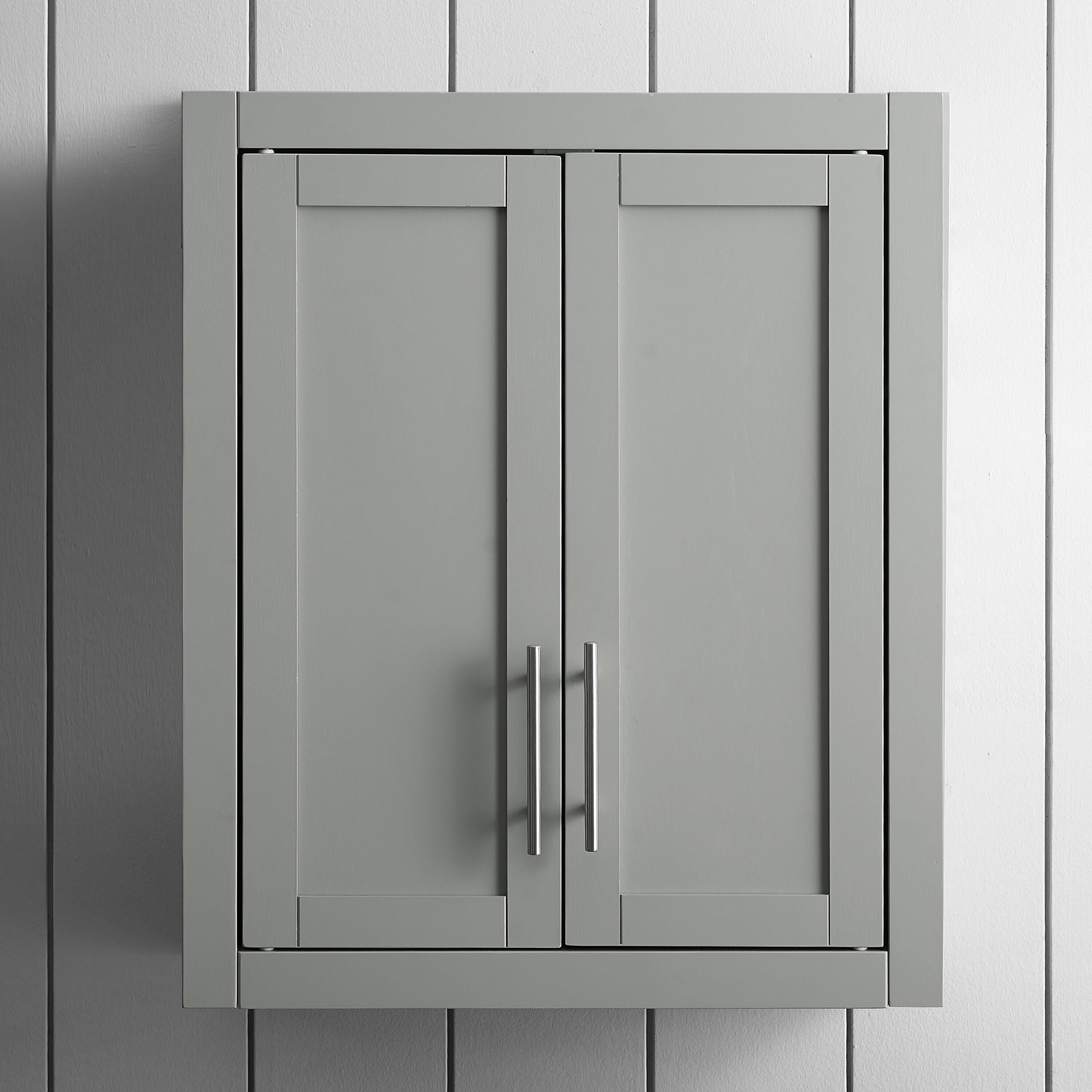 Savannah Wall Cabinet, Gray, large