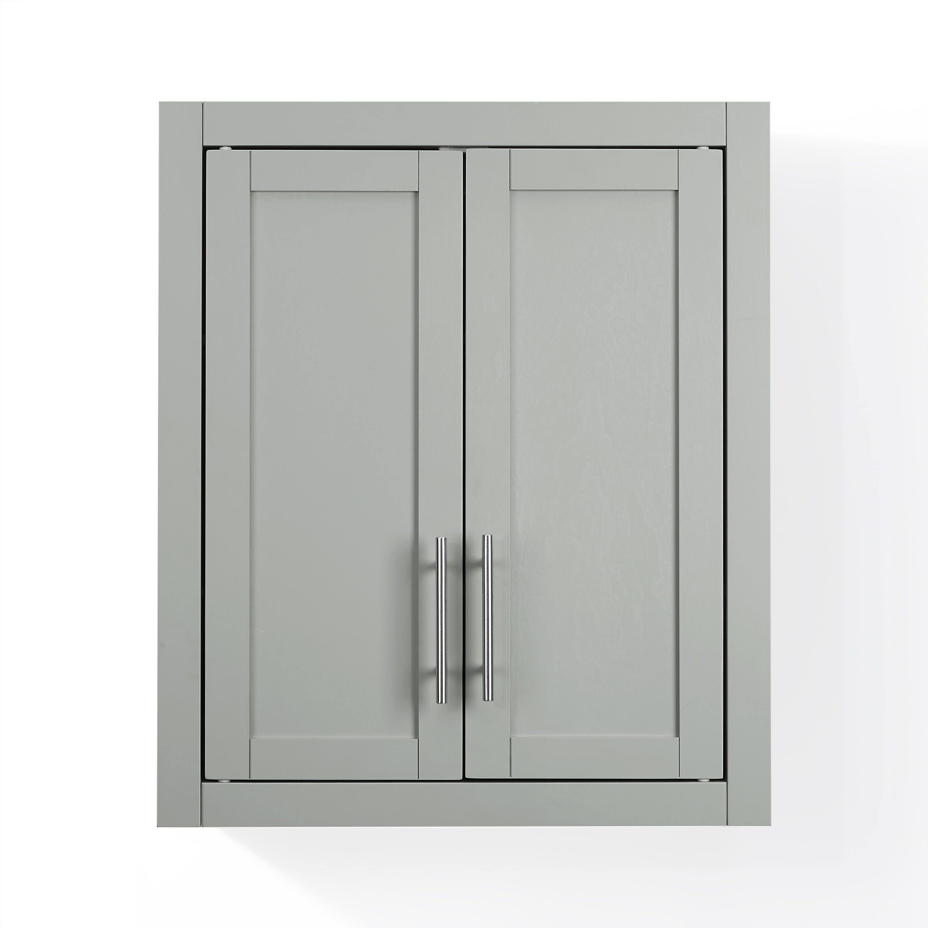 Savannah Wall Cabinet, Gray, large