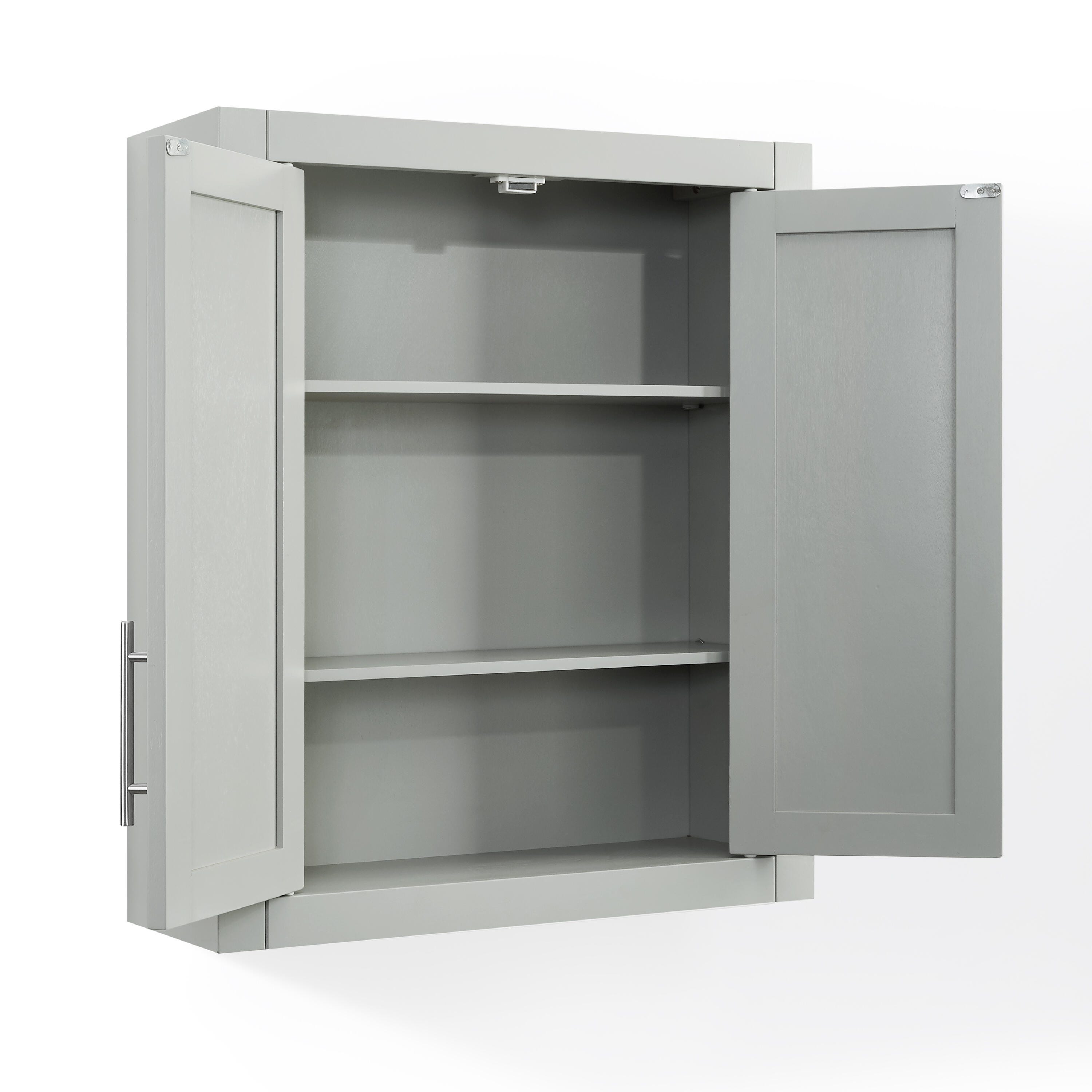 Savannah Wall Cabinet, Gray, large
