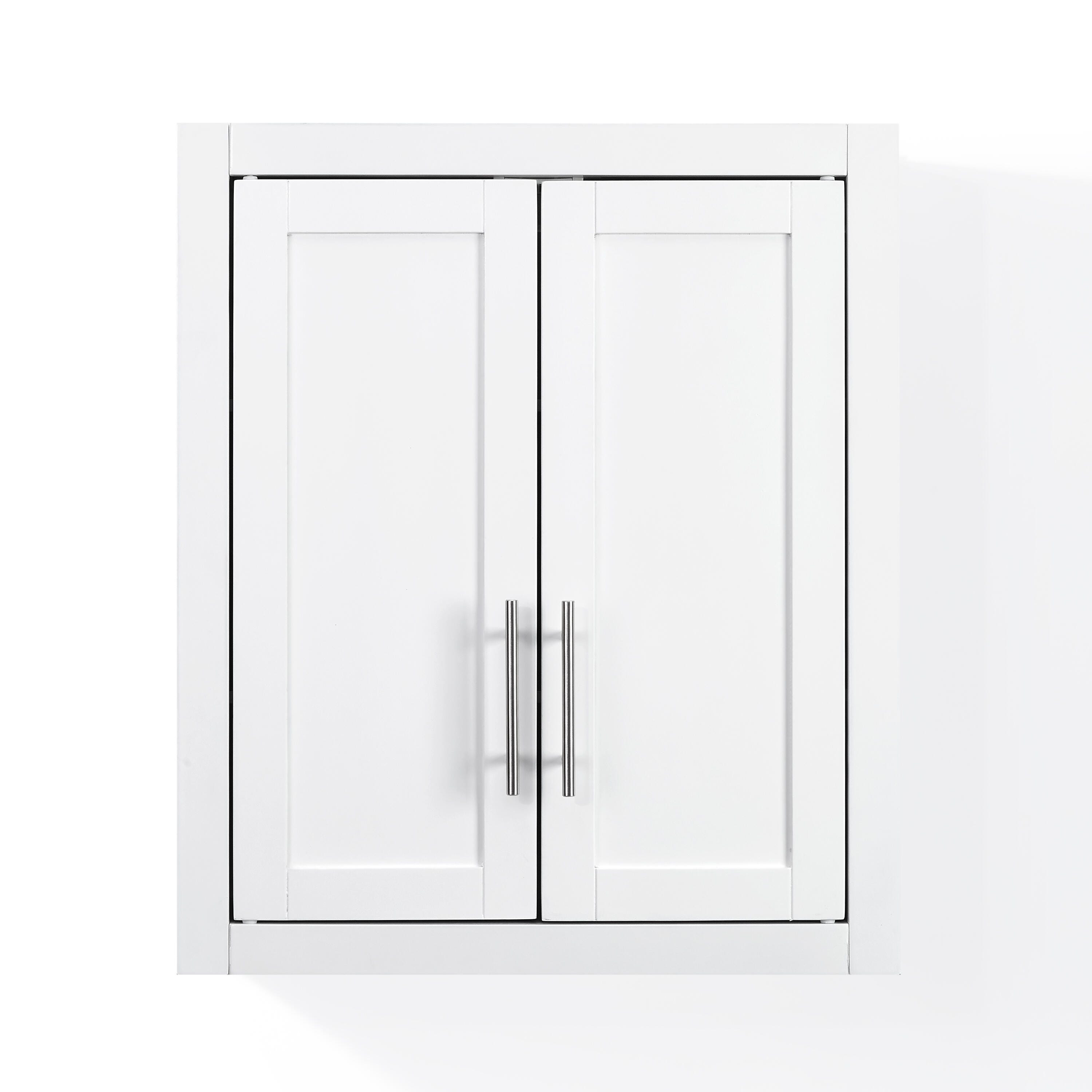 Savannah Wall Cabinet, White, large