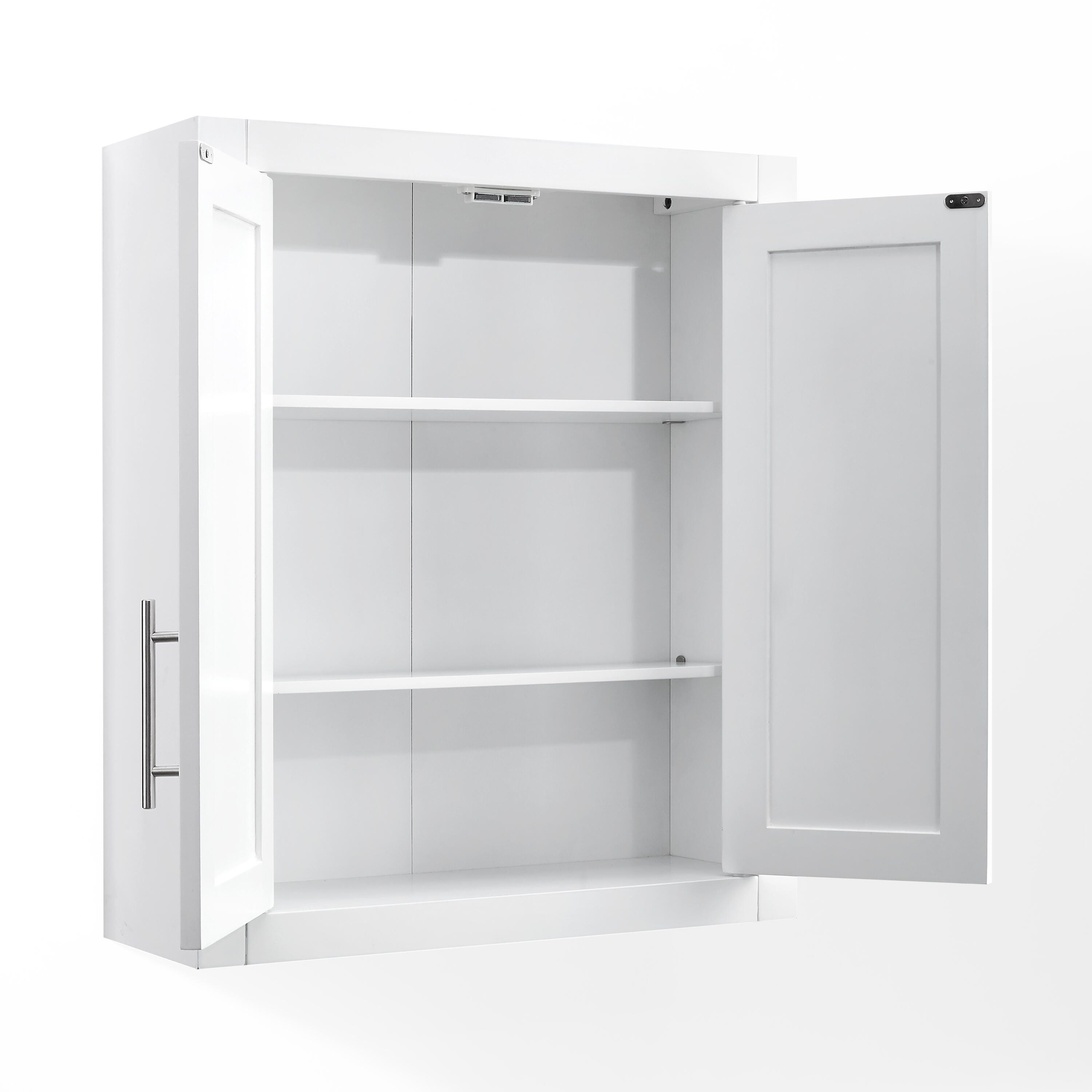 Savannah Wall Cabinet, White, large
