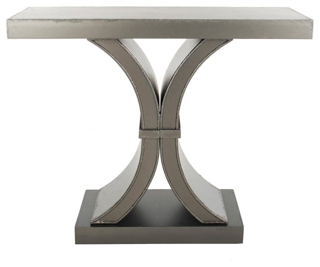 Dryden Distressed Console, Black