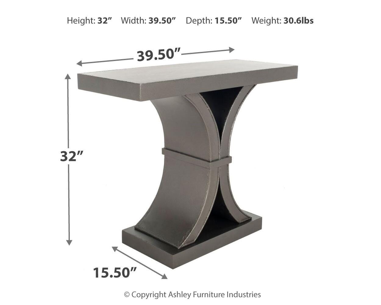 Dryden Distressed Console, , large