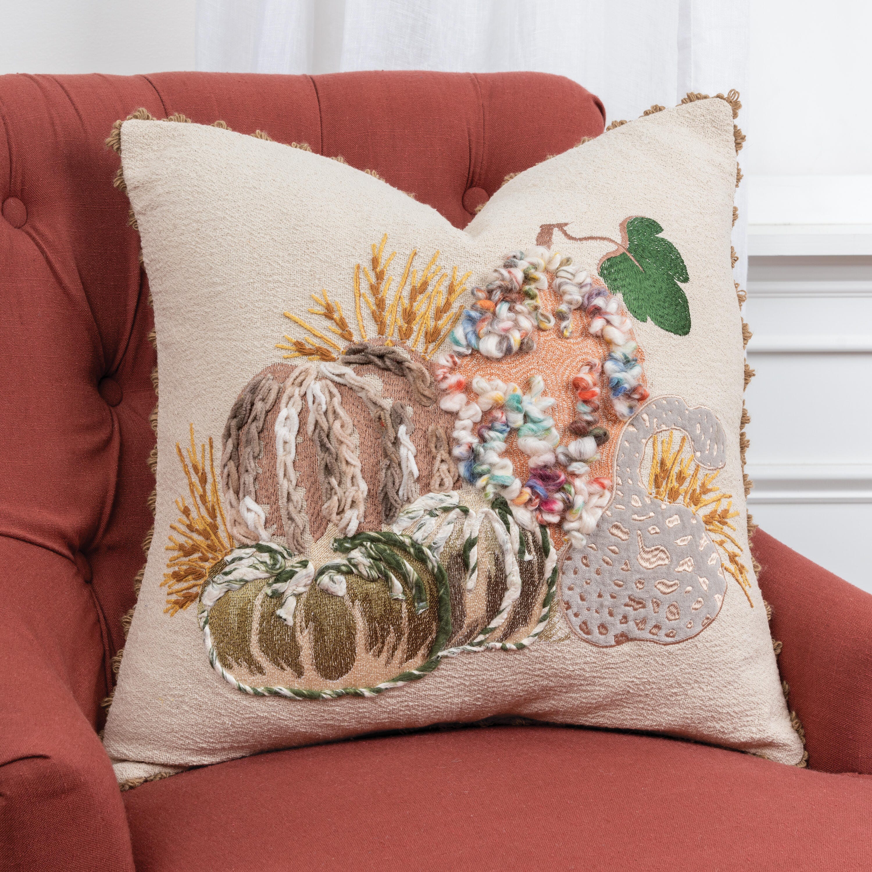 Rizzy Home 20"X20" Poly Filled Pillow, , rollover