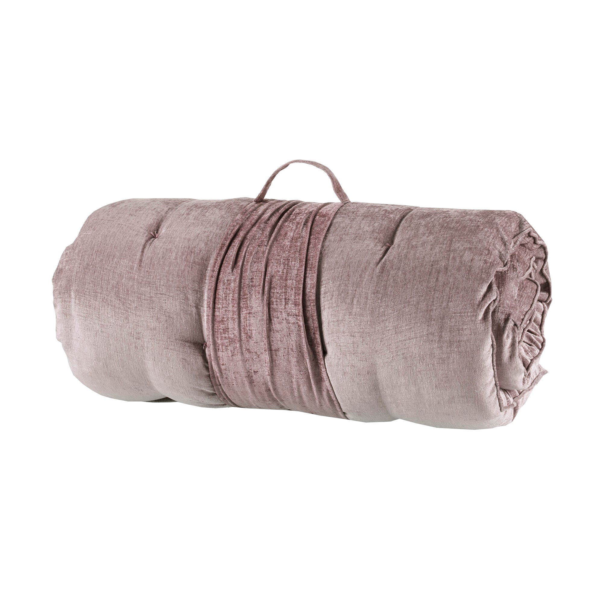 Intelligent Design Edelia Chenille Lounge Floor Pillow, Blush, large