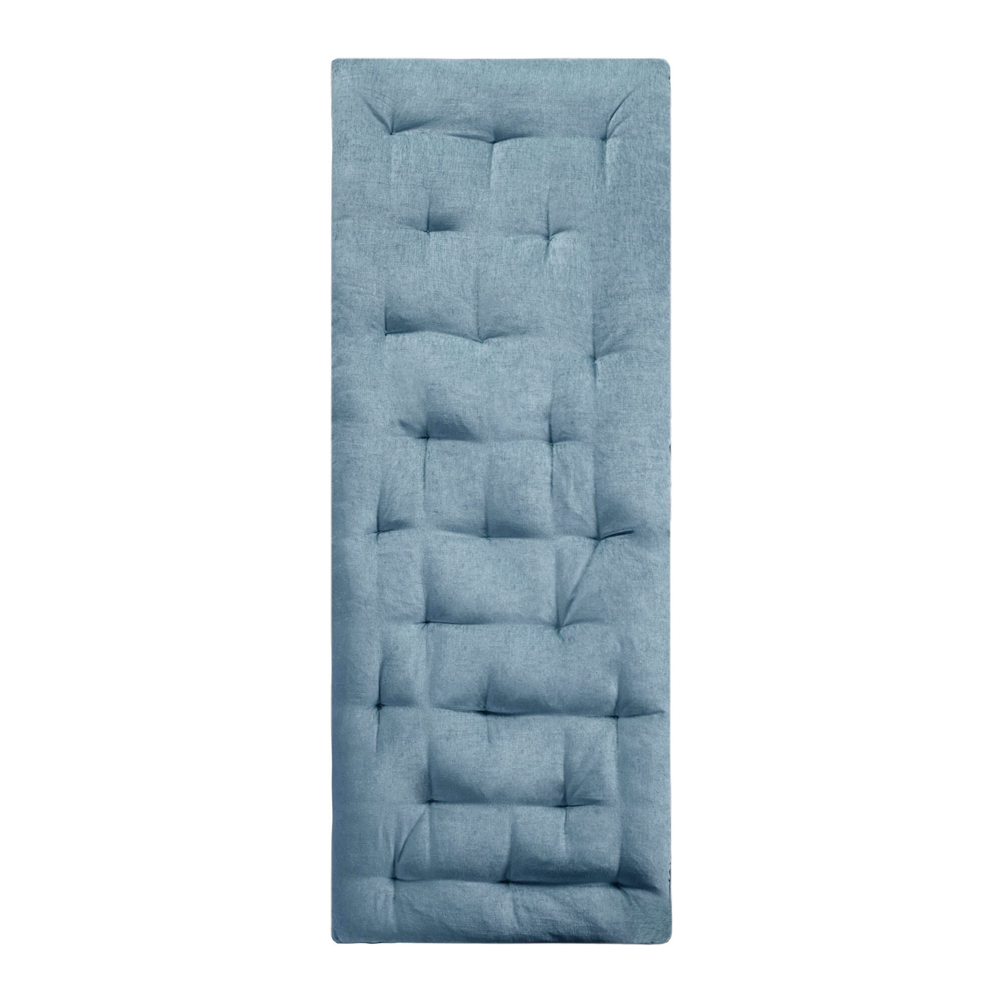 Intelligent Design Edelia Chenille Lounge Floor Pillow, Aqua, large
