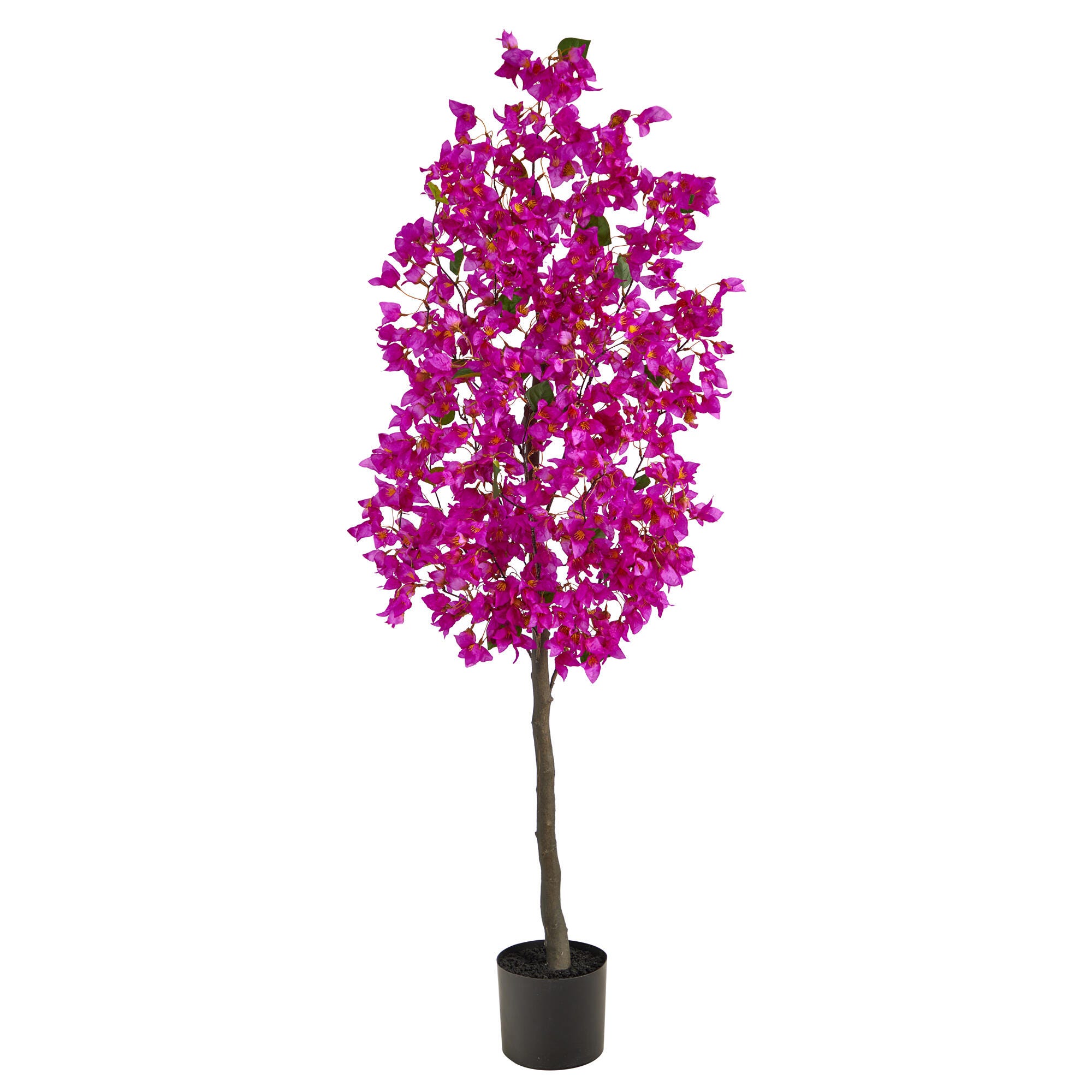 5&rsquo; Bougainvillea Artificial Tree, Purple, large