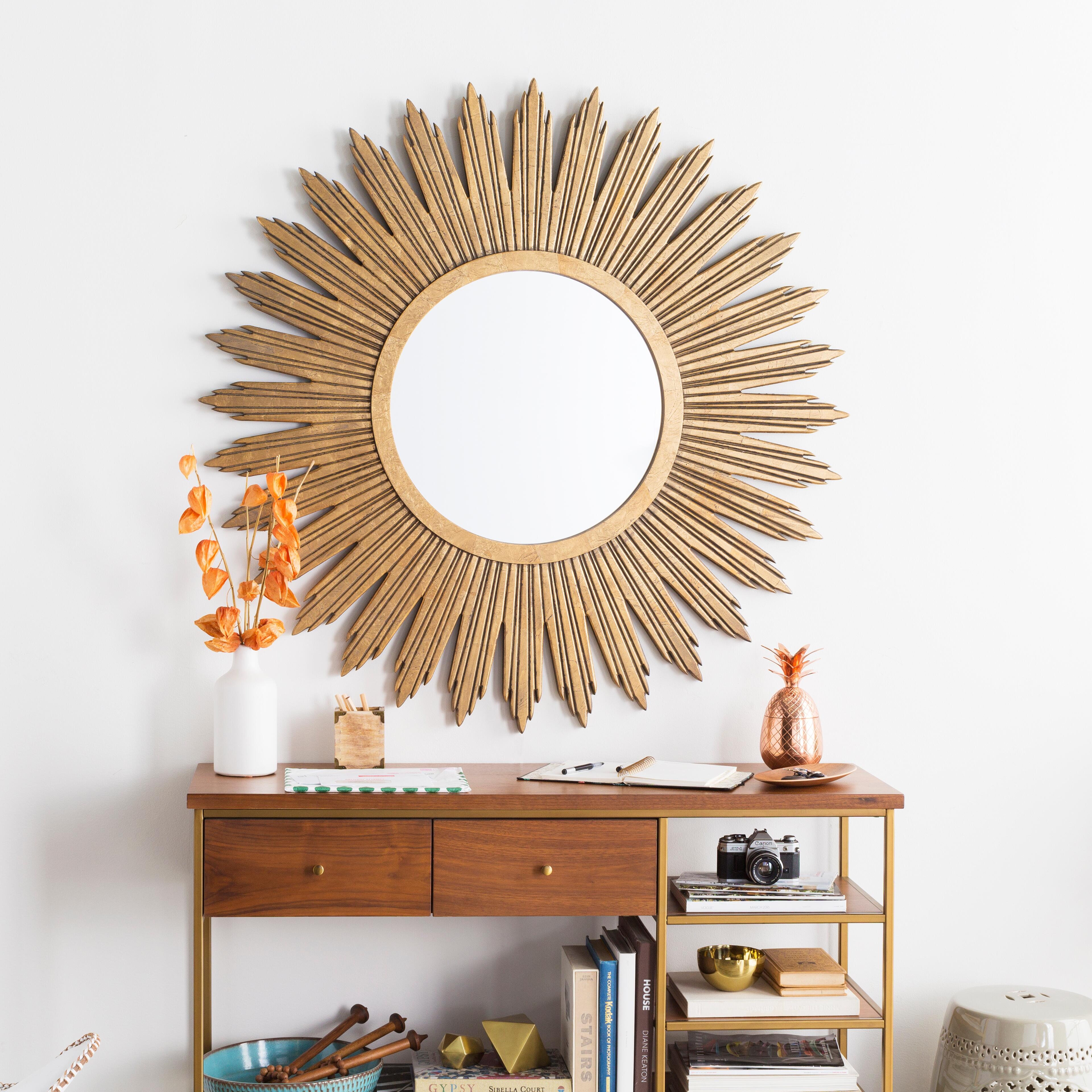 Home Accents Starburst 47" X 47" X 1.5" Mirror, , rollover