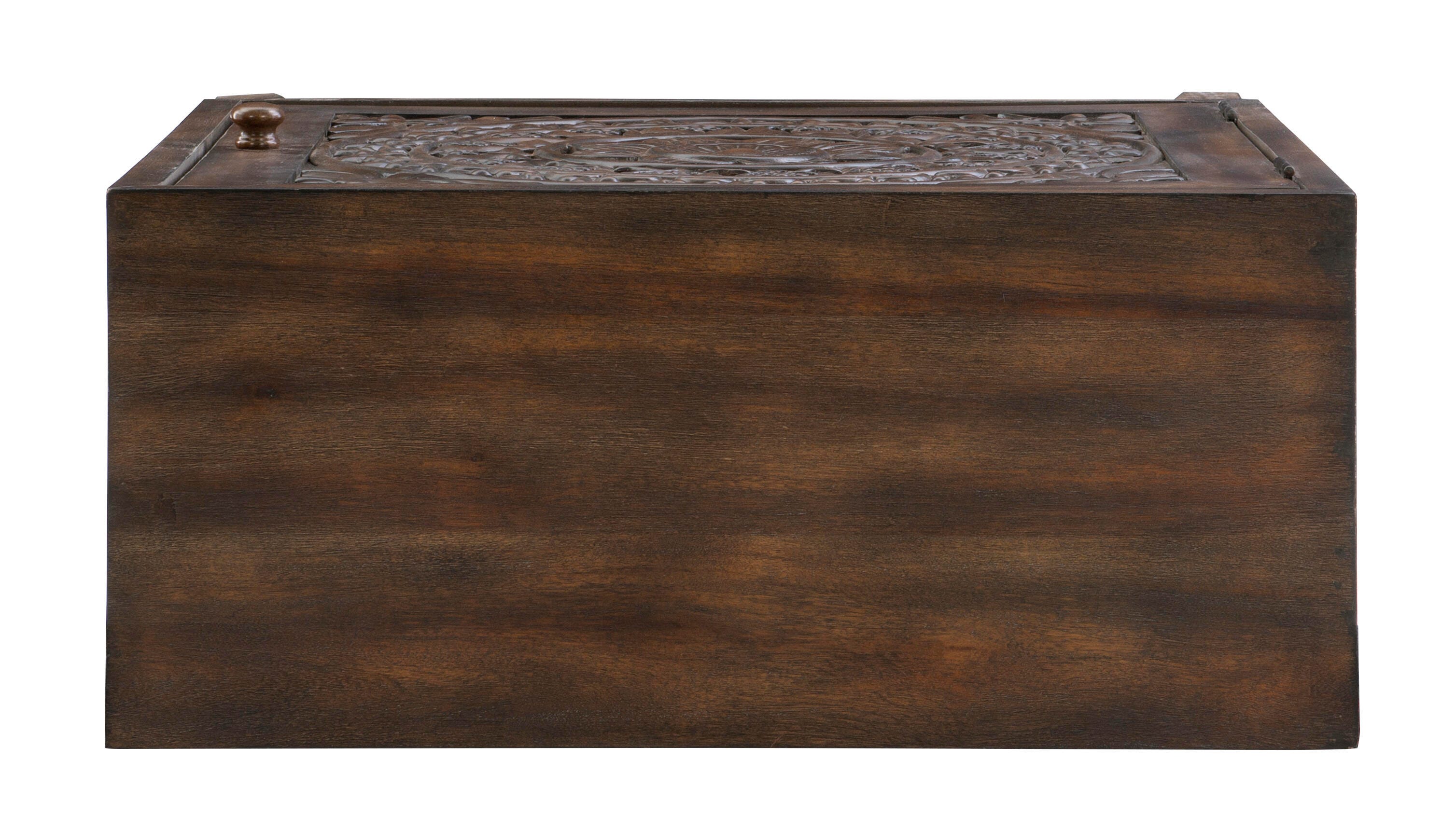Linon Shelby Accent Cabinet, Brown, large
