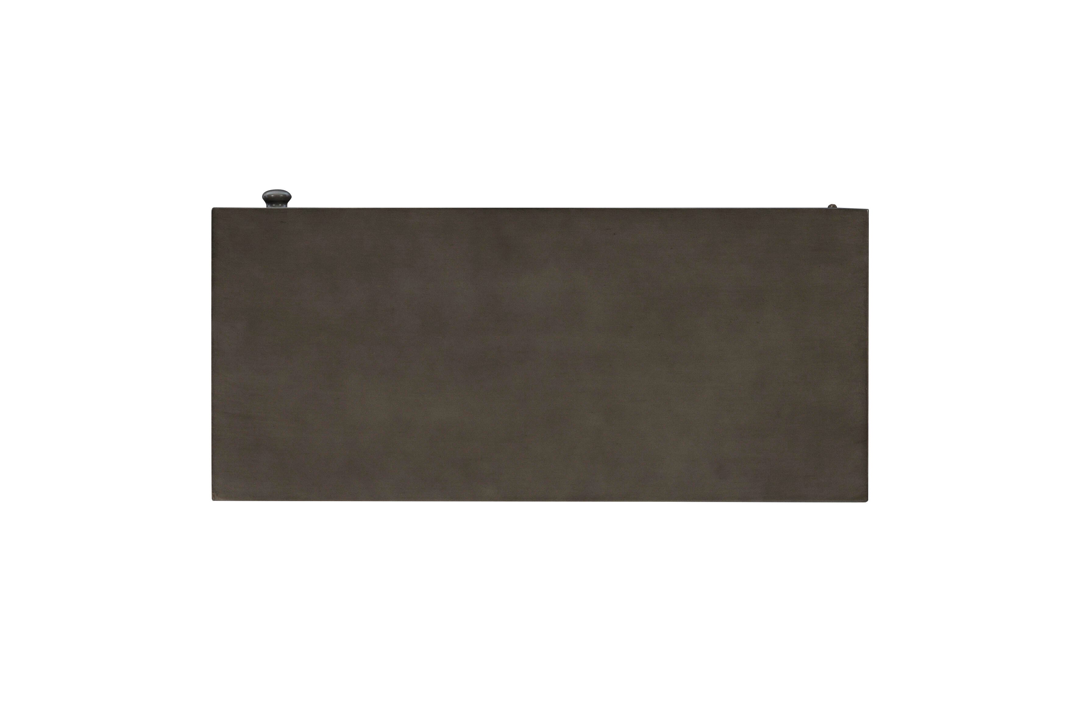 Linon Shelby Accent Cabinet, Dark Gray, large
