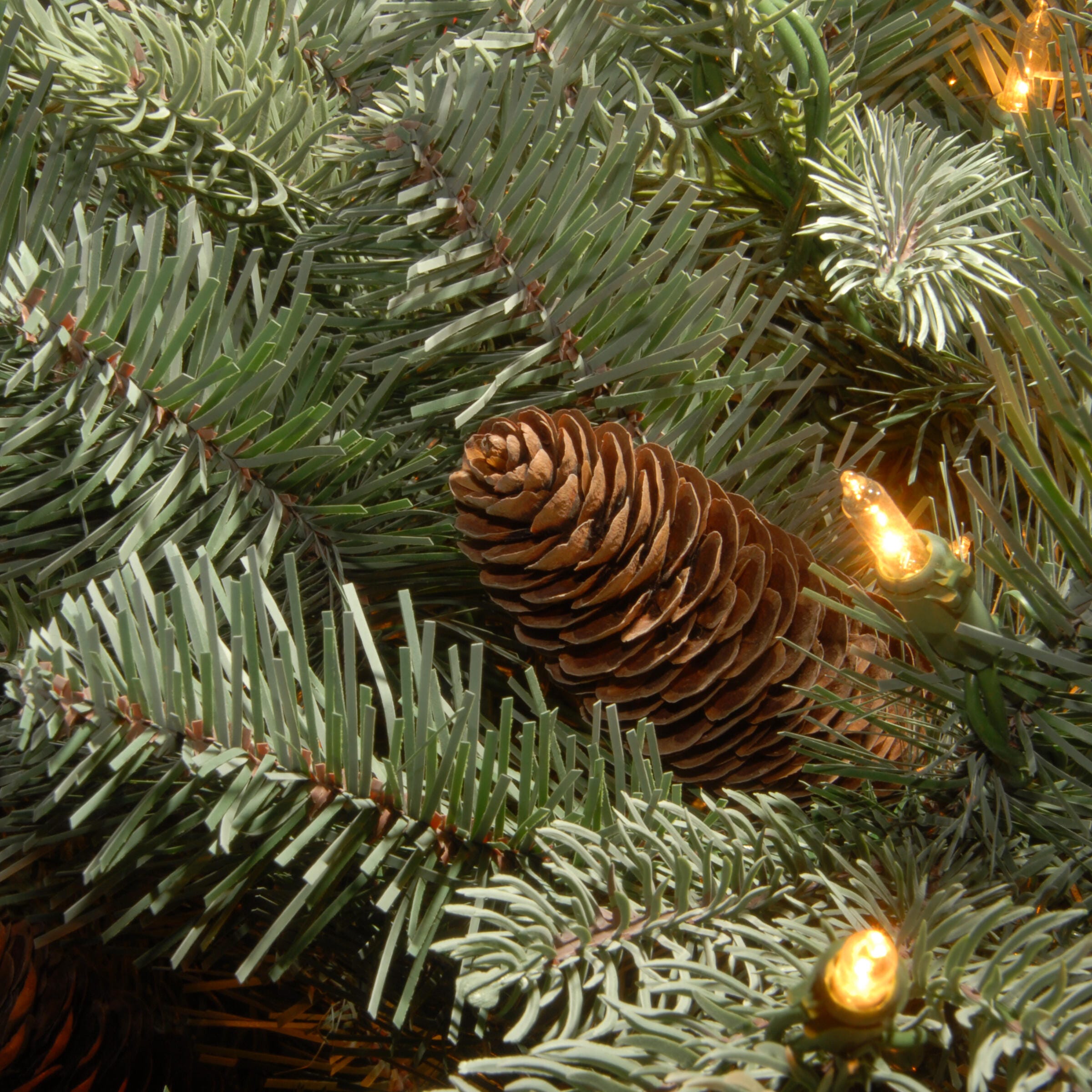 National Tree Company 9 ft. Frosted Arctic Spruce Garland with Clear Lights, , large