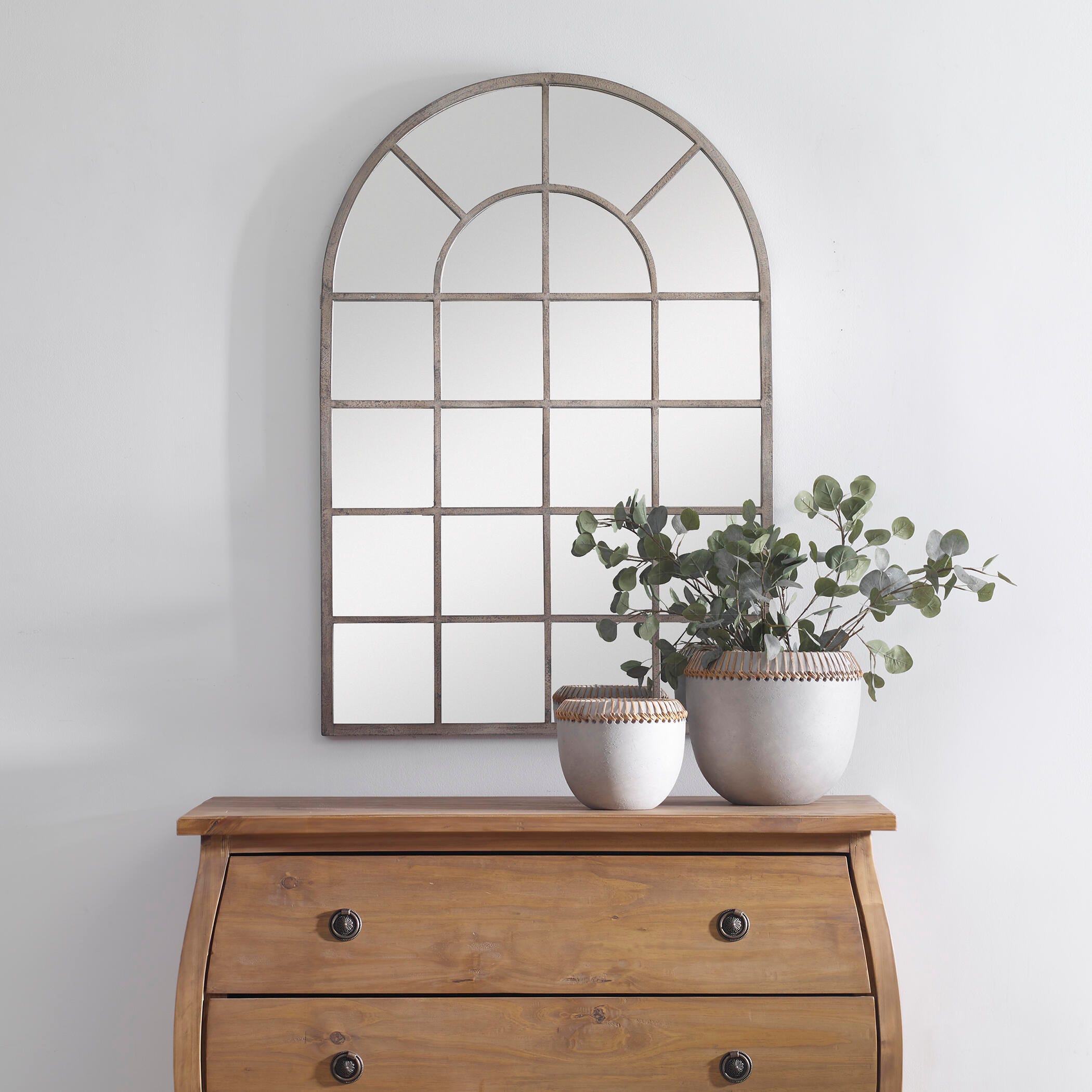 Exalted Living Arched Wall Mirror, , large