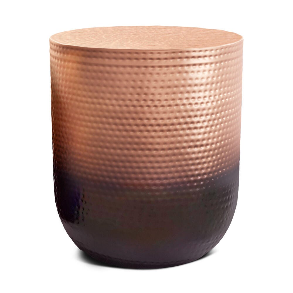 Simpli Home Nova Metal Accent Table, Copper Ombre, large