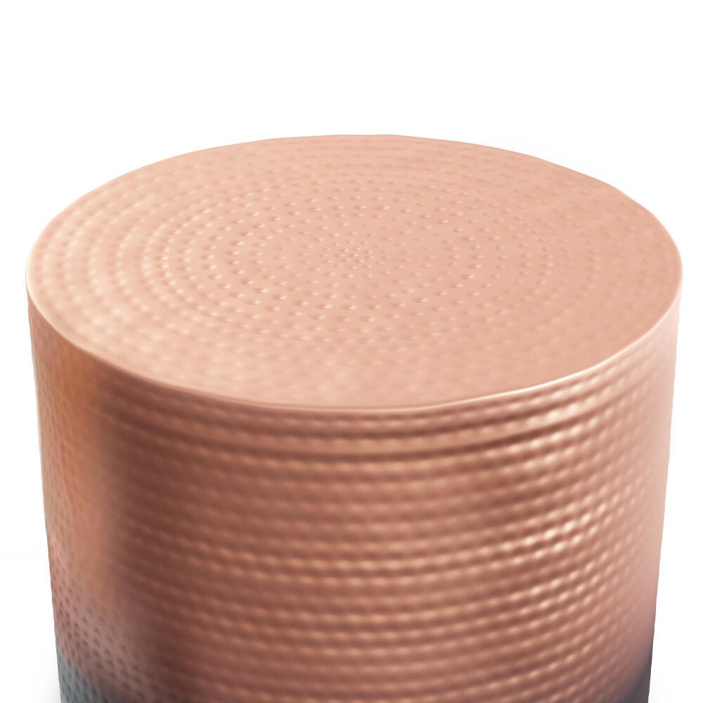 Simpli Home Nova Metal Accent Table, Copper Ombre, large