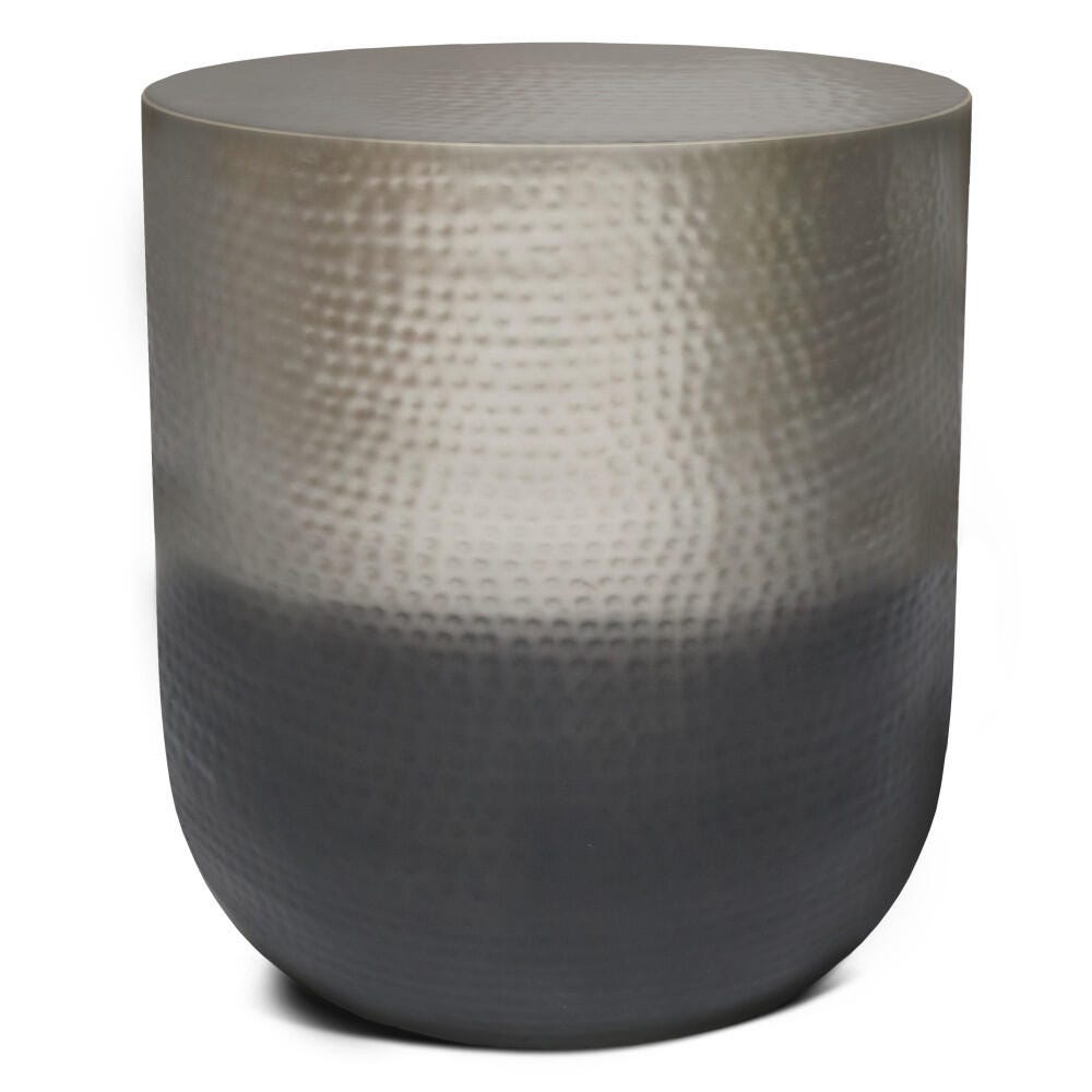 Simpli Home Nova Accent Table, Silver Ombre, large