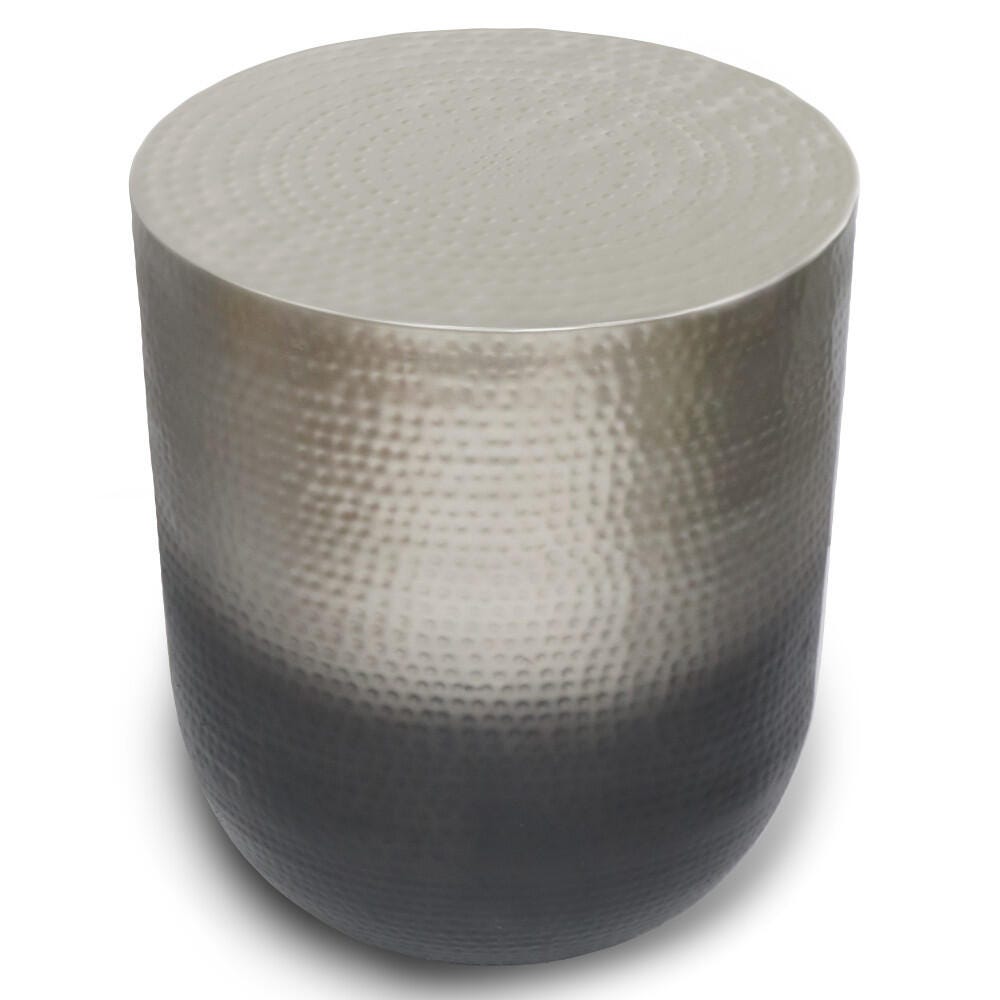 Simpli Home Nova Accent Table, Silver Ombre, large