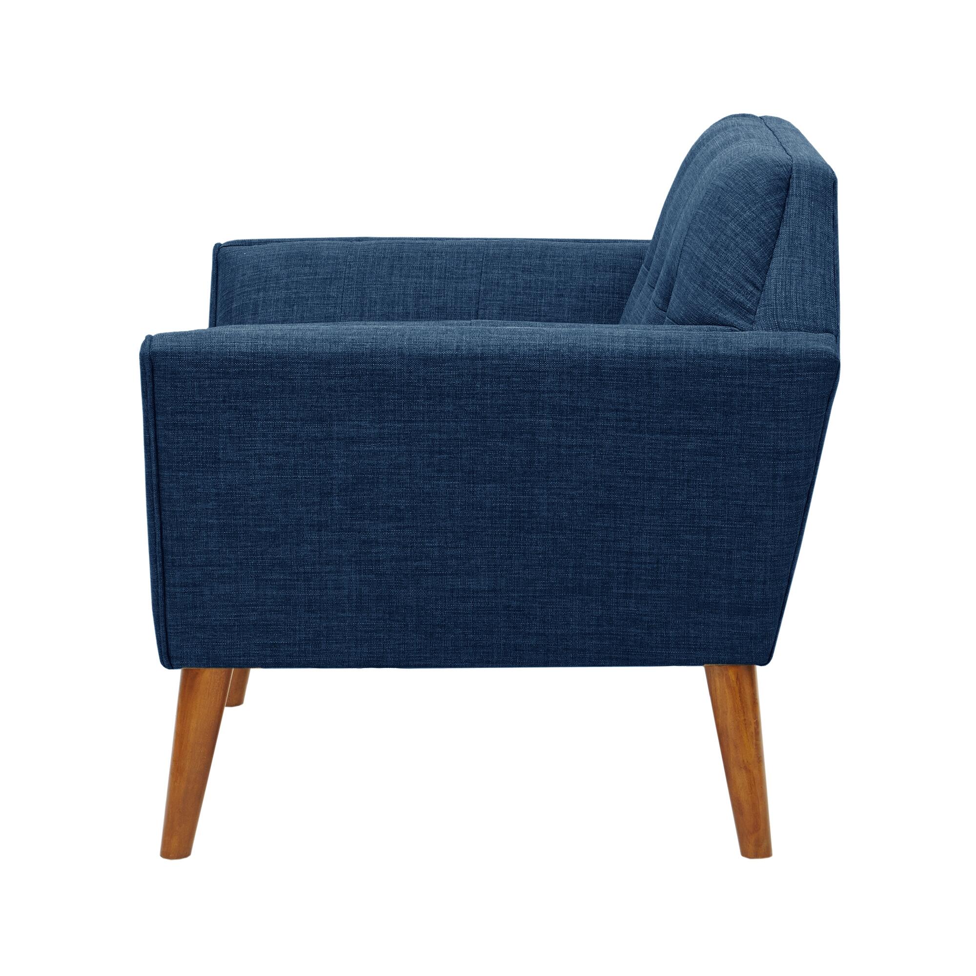 INK+IVY Newport Lounge Chair, Blue, large