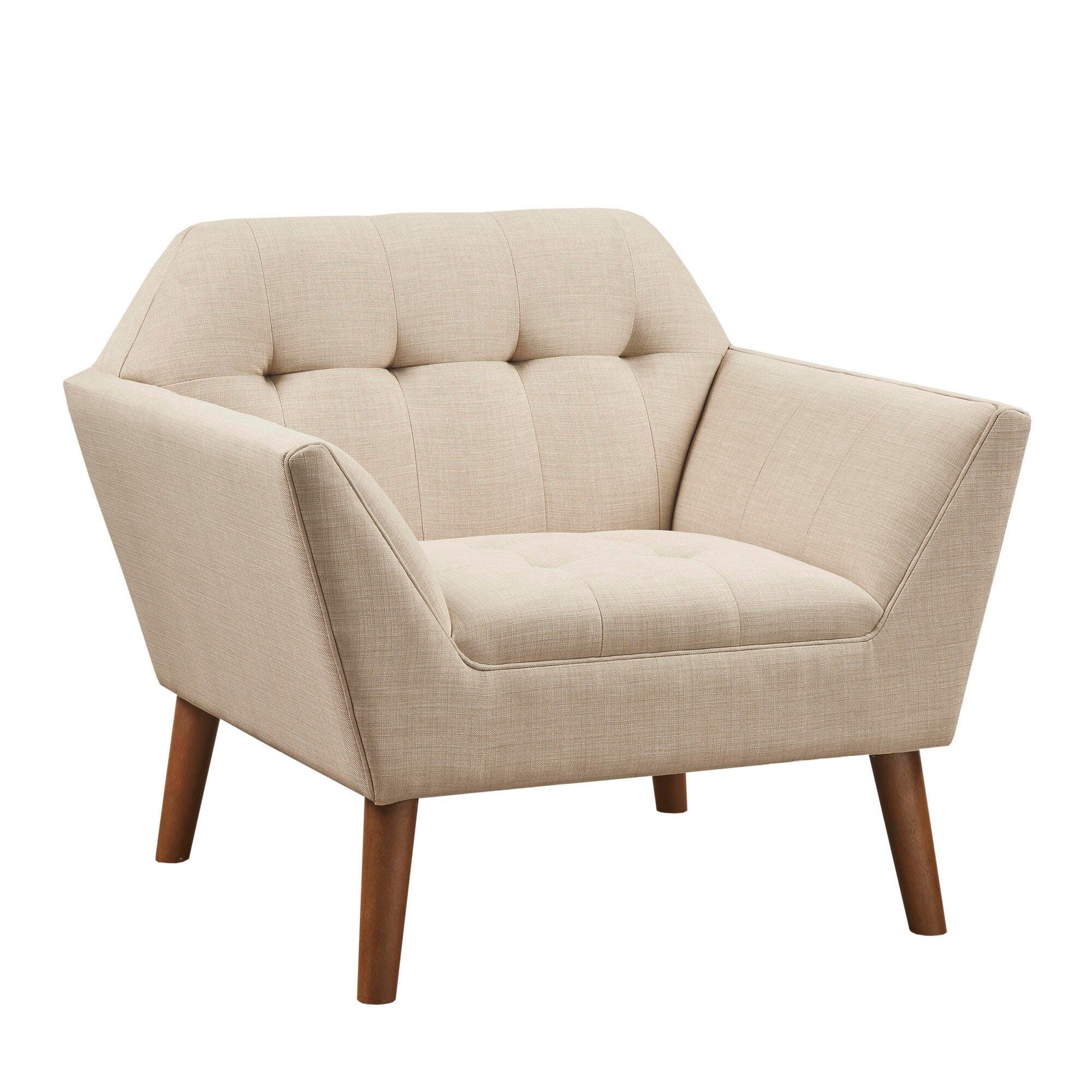 INK+IVY Newport Lounge Chair, Beige, large