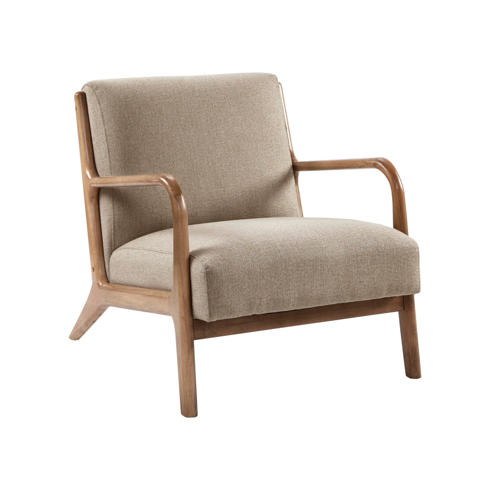 INK+IVY Novak Lounge Chair, Taupe, large