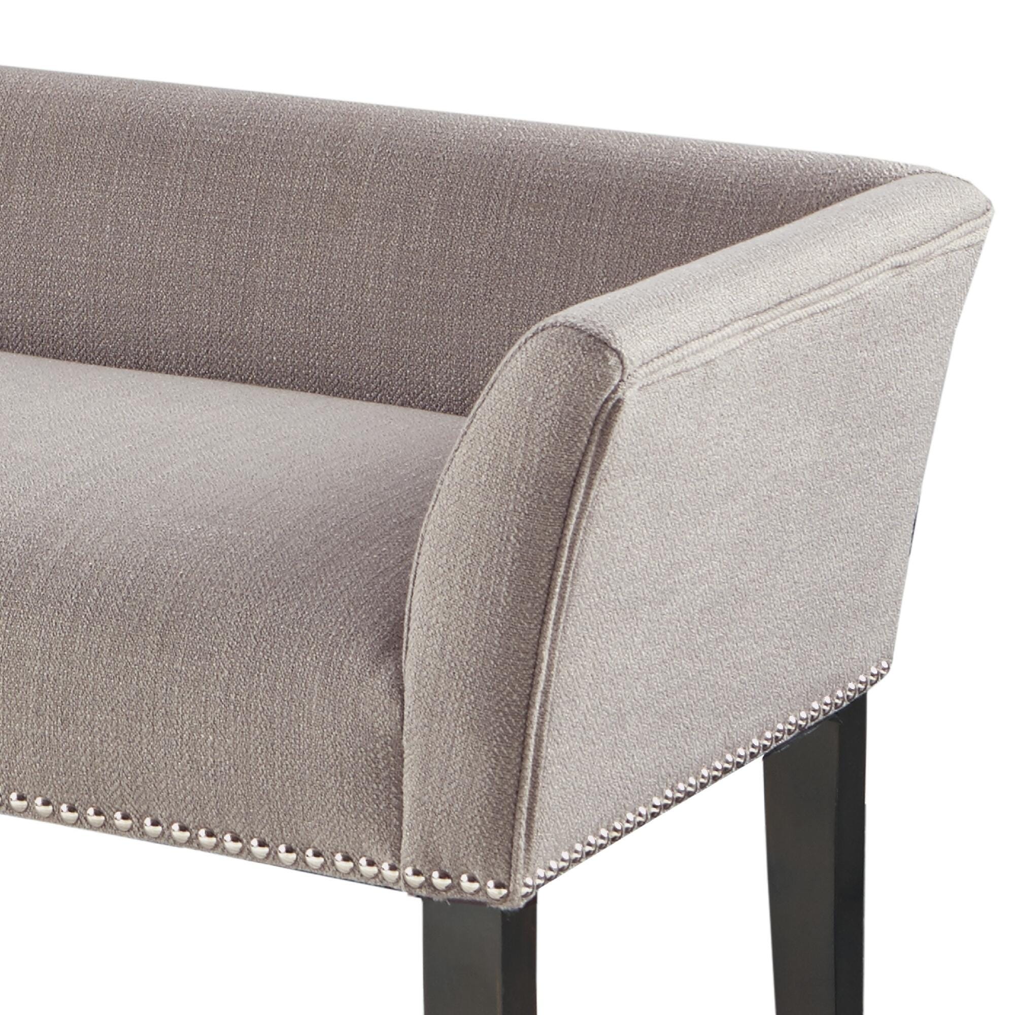 Madison Park Welburn Accent Bench, Gray, large