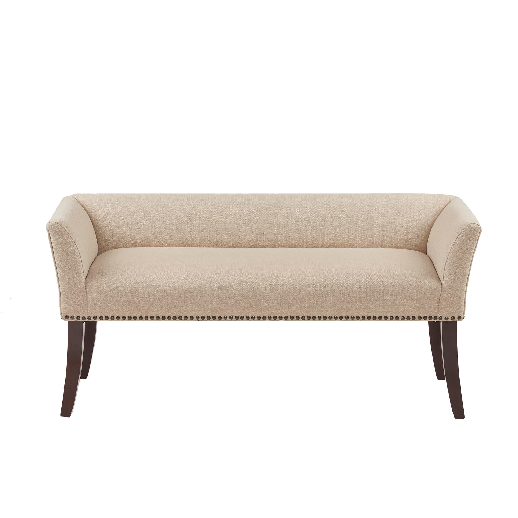 Madison Park Welburn Accent Bench, Cream, large