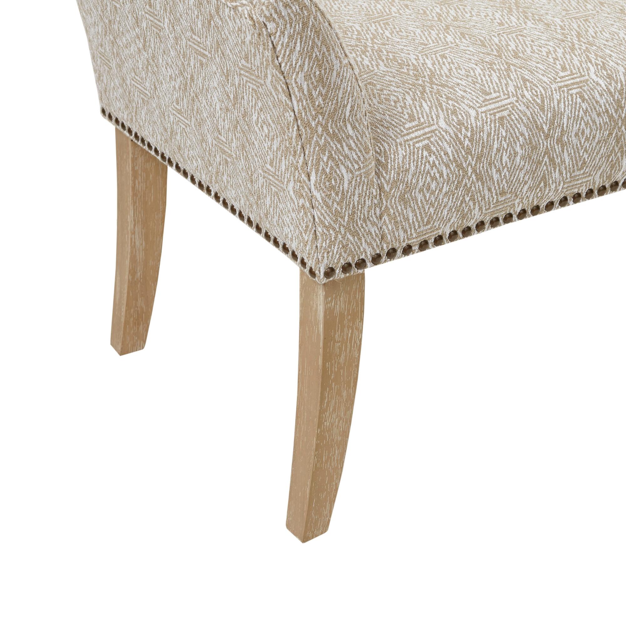 Madison Park Welburn Accent Bench, Taupe Multi, large