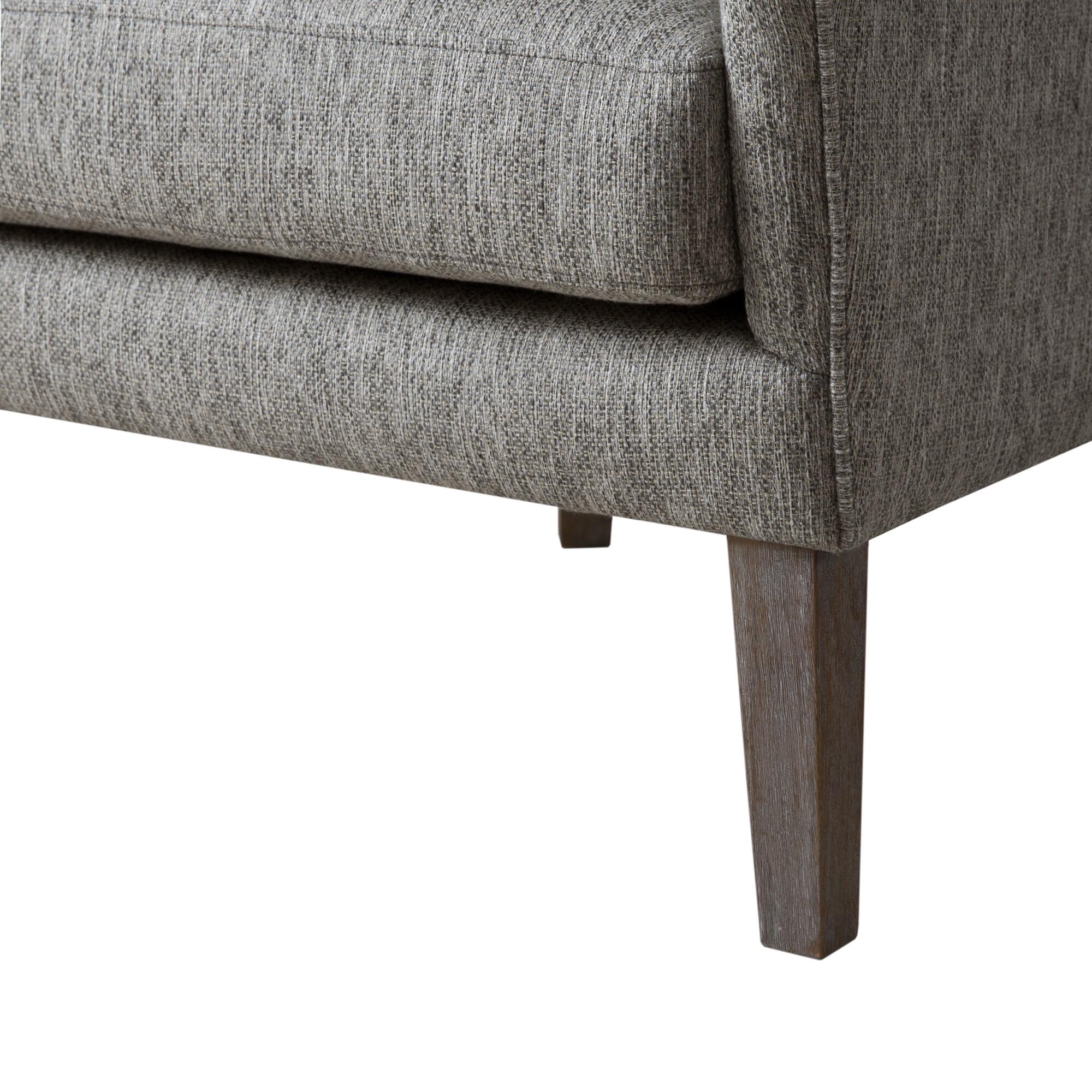 Madison Park Arianna Swoop Wing Chair, Gray, large