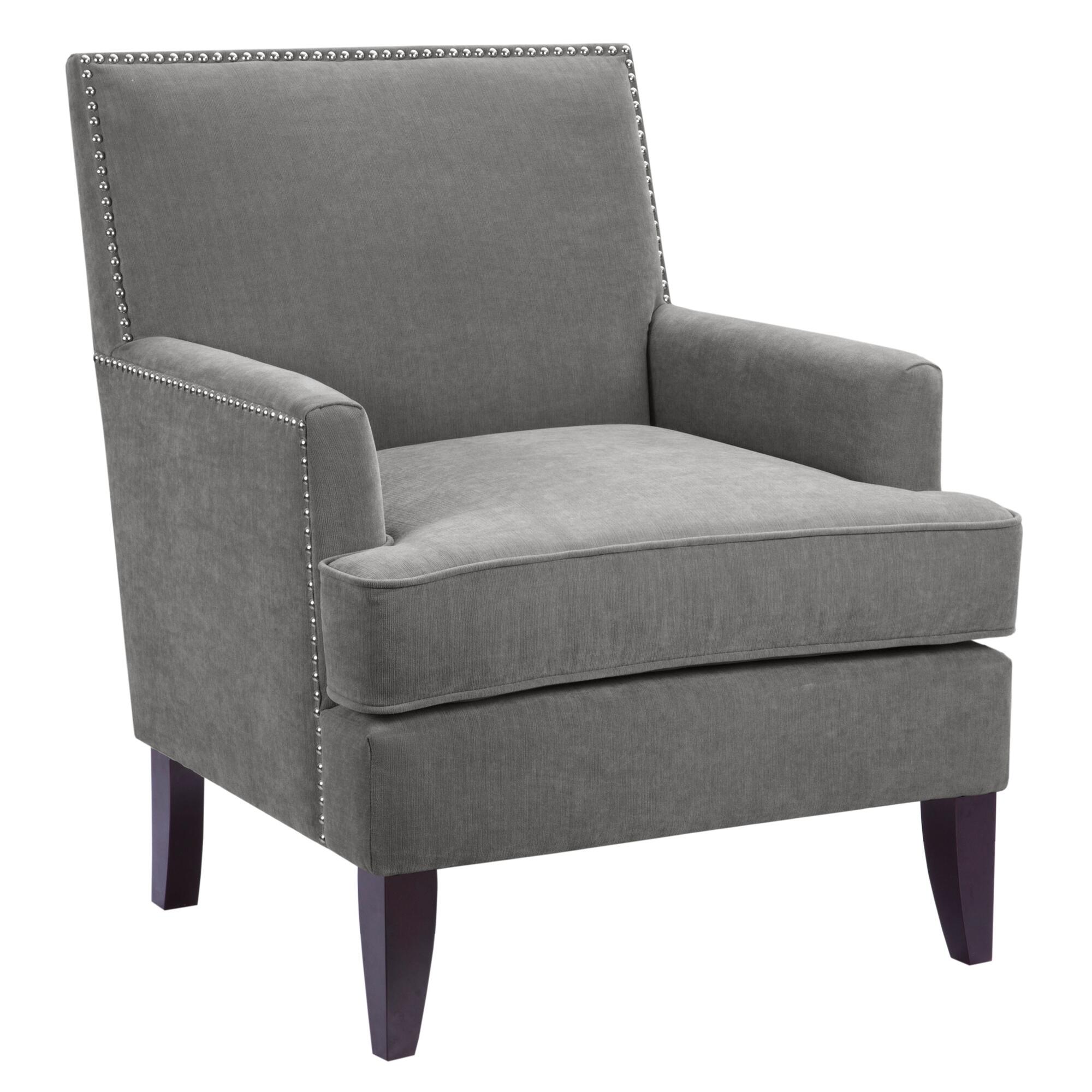 Madison Park Colton Club Chair, Gray, large
