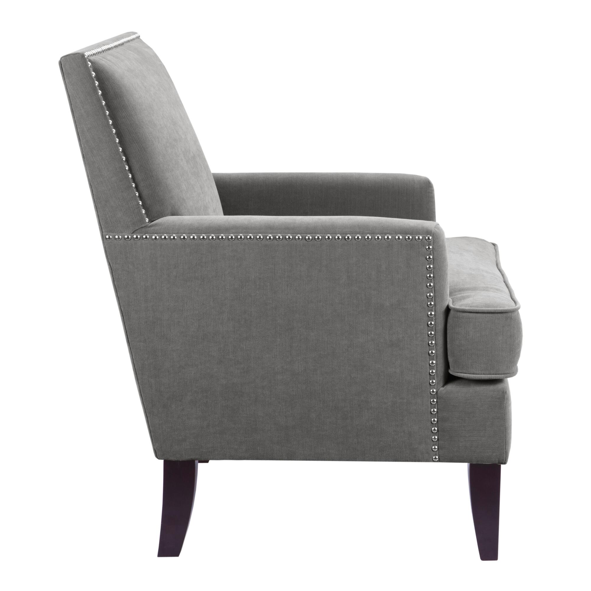 Madison Park Robin Colton Club Chair, Gray, large
