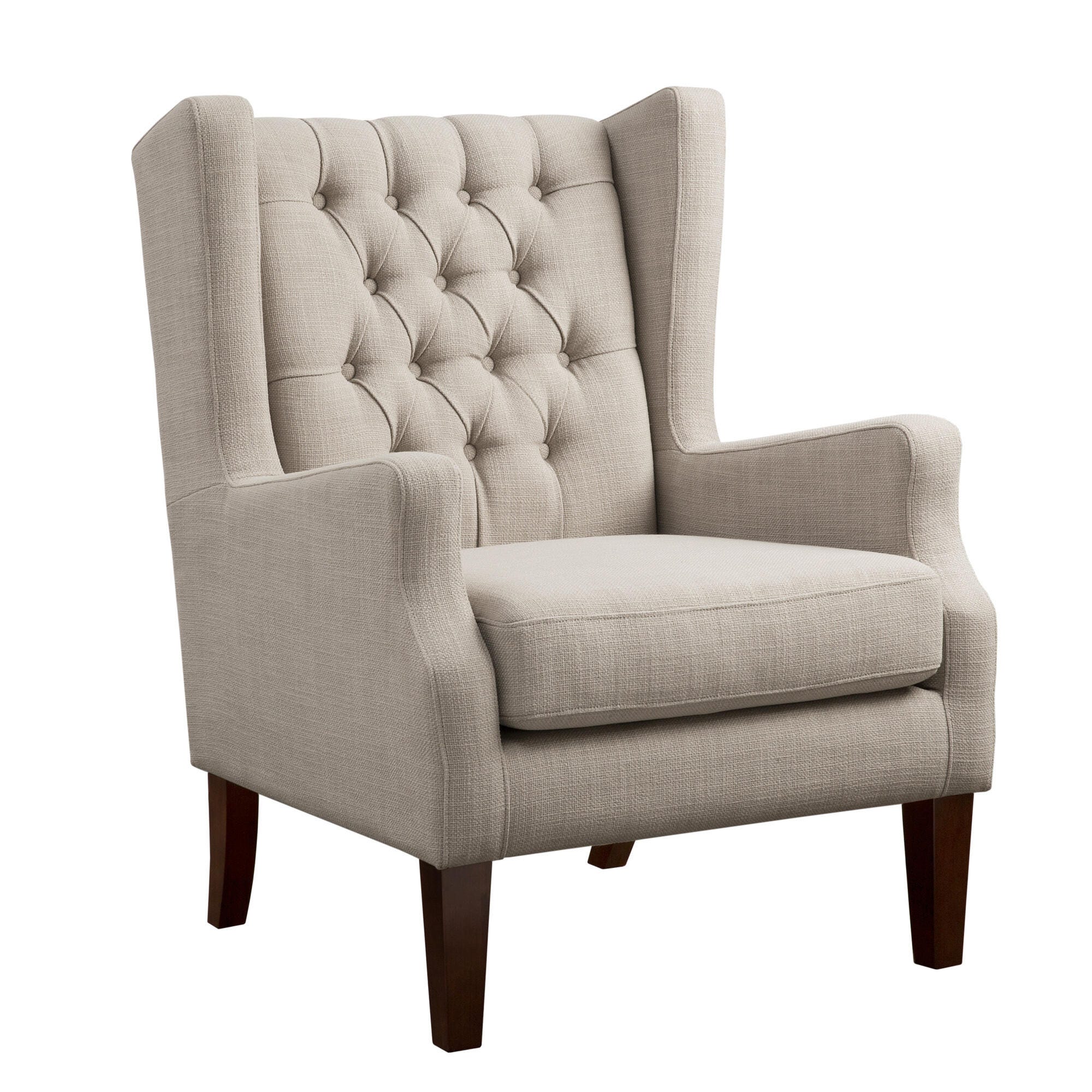Madison Park Maxwell Wing Chair, , large
