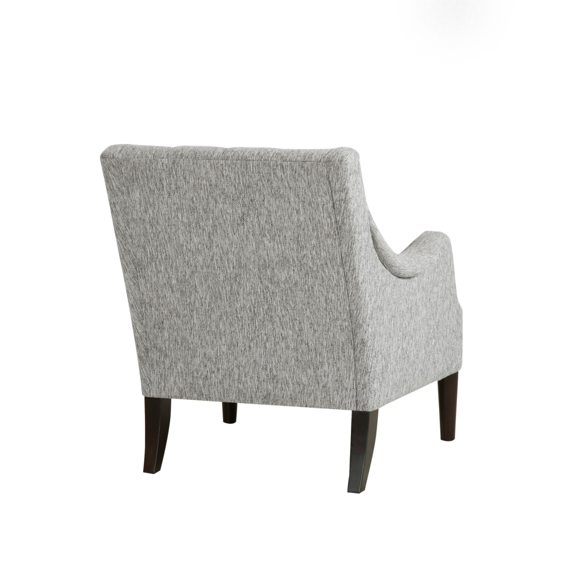 Madison Park Cassie Qwen Accent Chair, Gray, large
